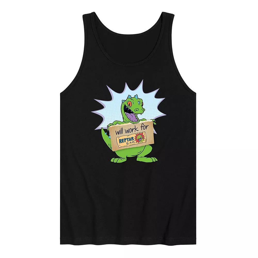 Men's Rugrats Reptar Work Tank Top,  Product Image