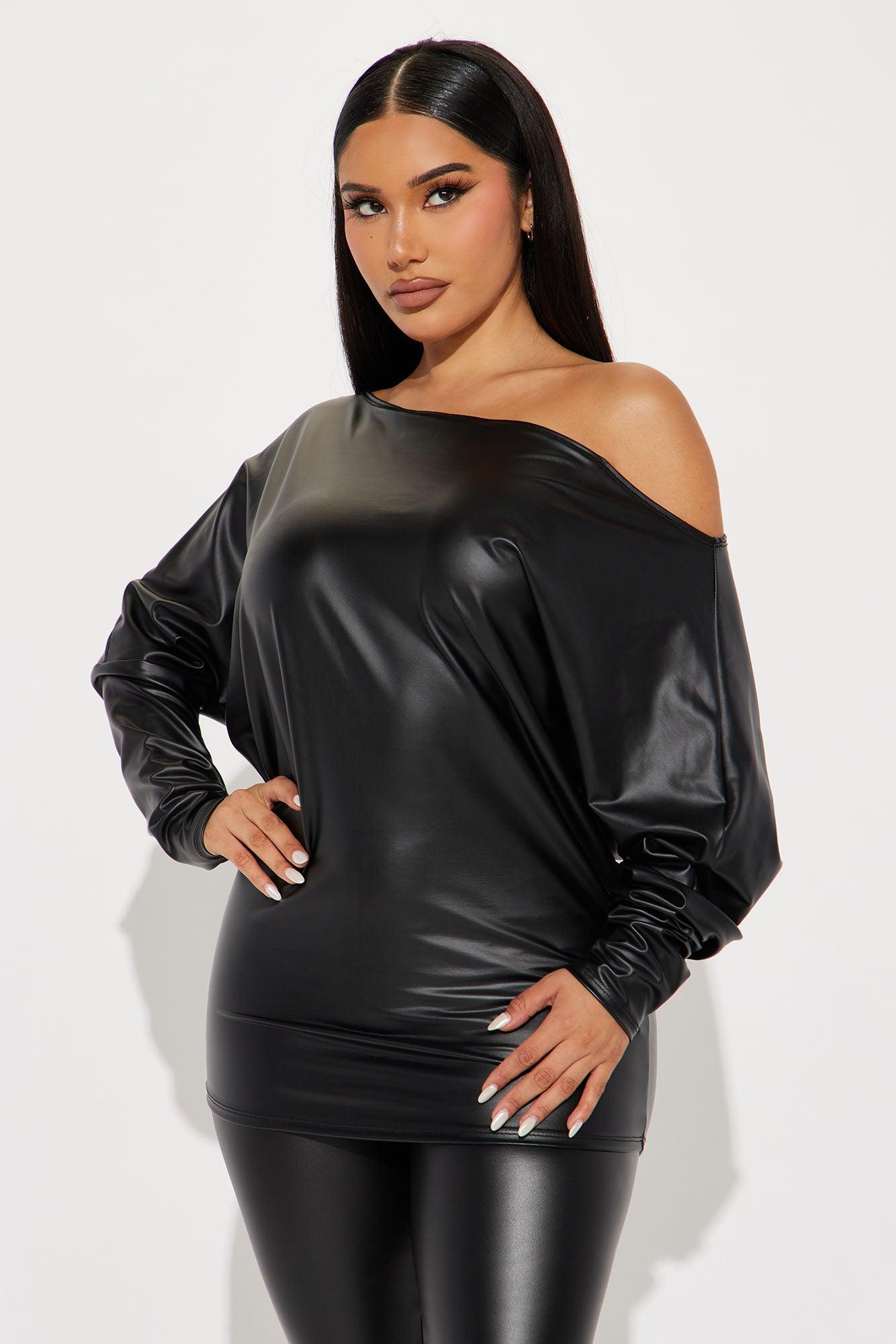 Jessica Off Shoulder Legging Set - Black Product Image