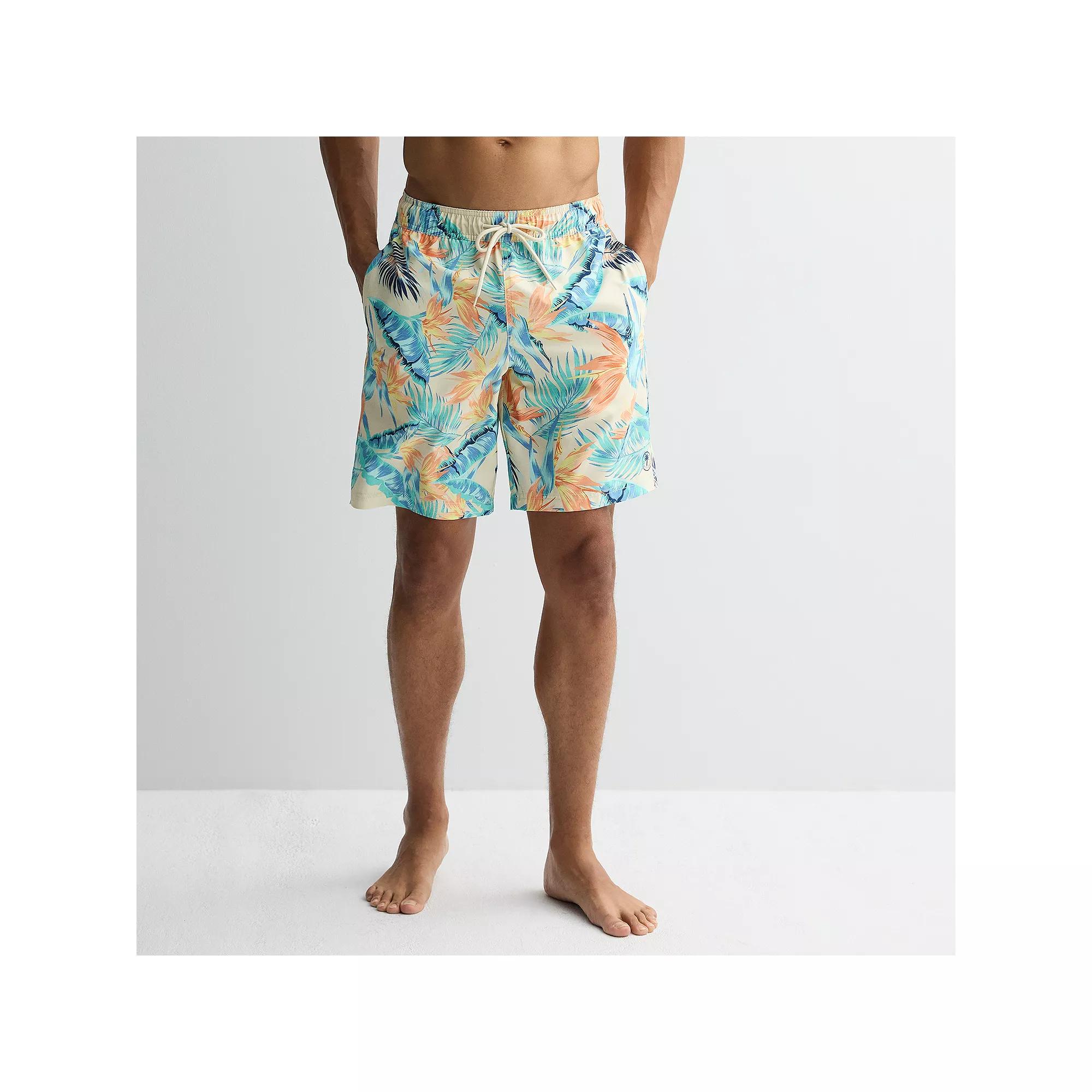 Men's Trinity Coast 9" Swim Trunks, Size: XS 9 IN, Natural Product Image