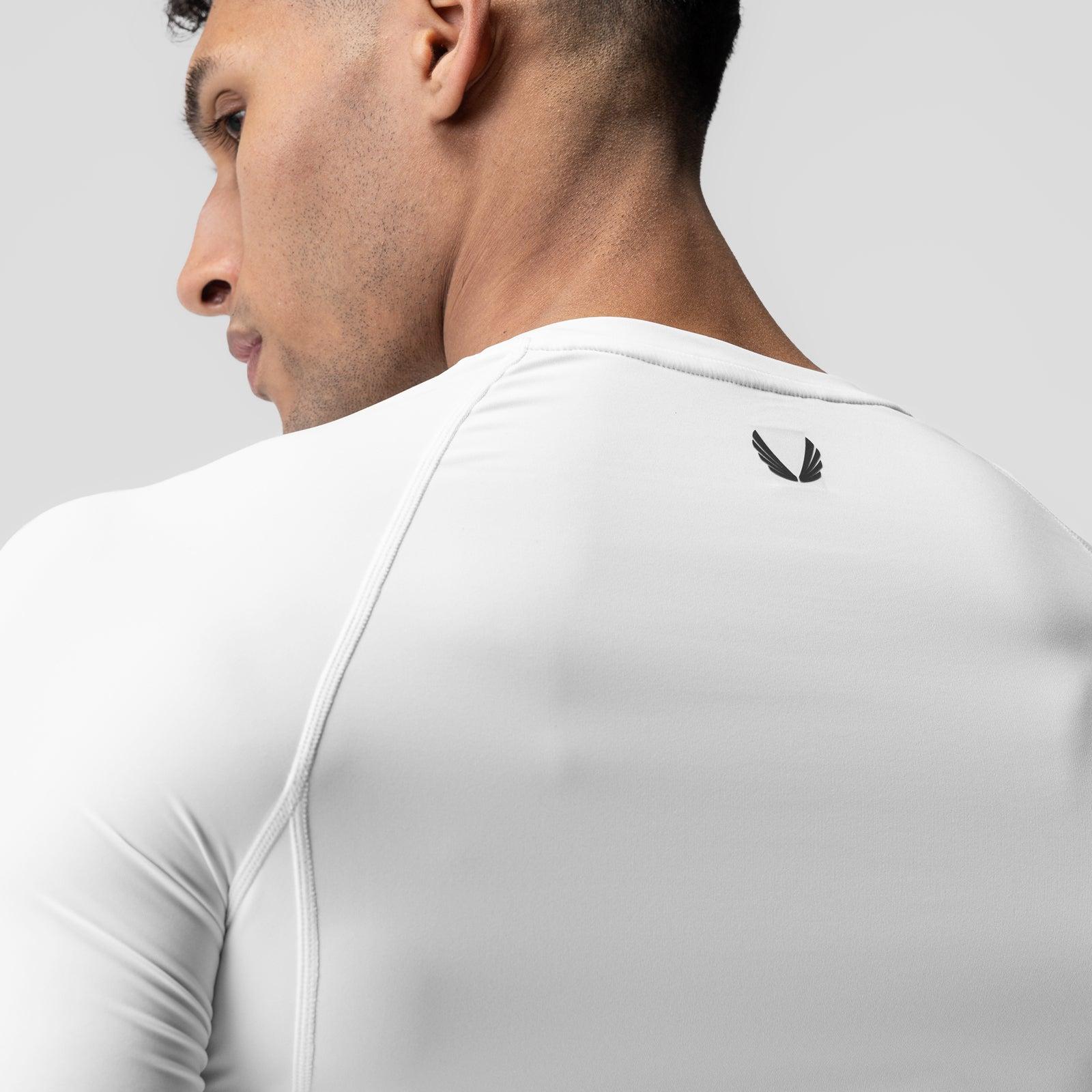 1027. WarpFlexx-Lite® Half-Sleeve Baselayer - White Product Image