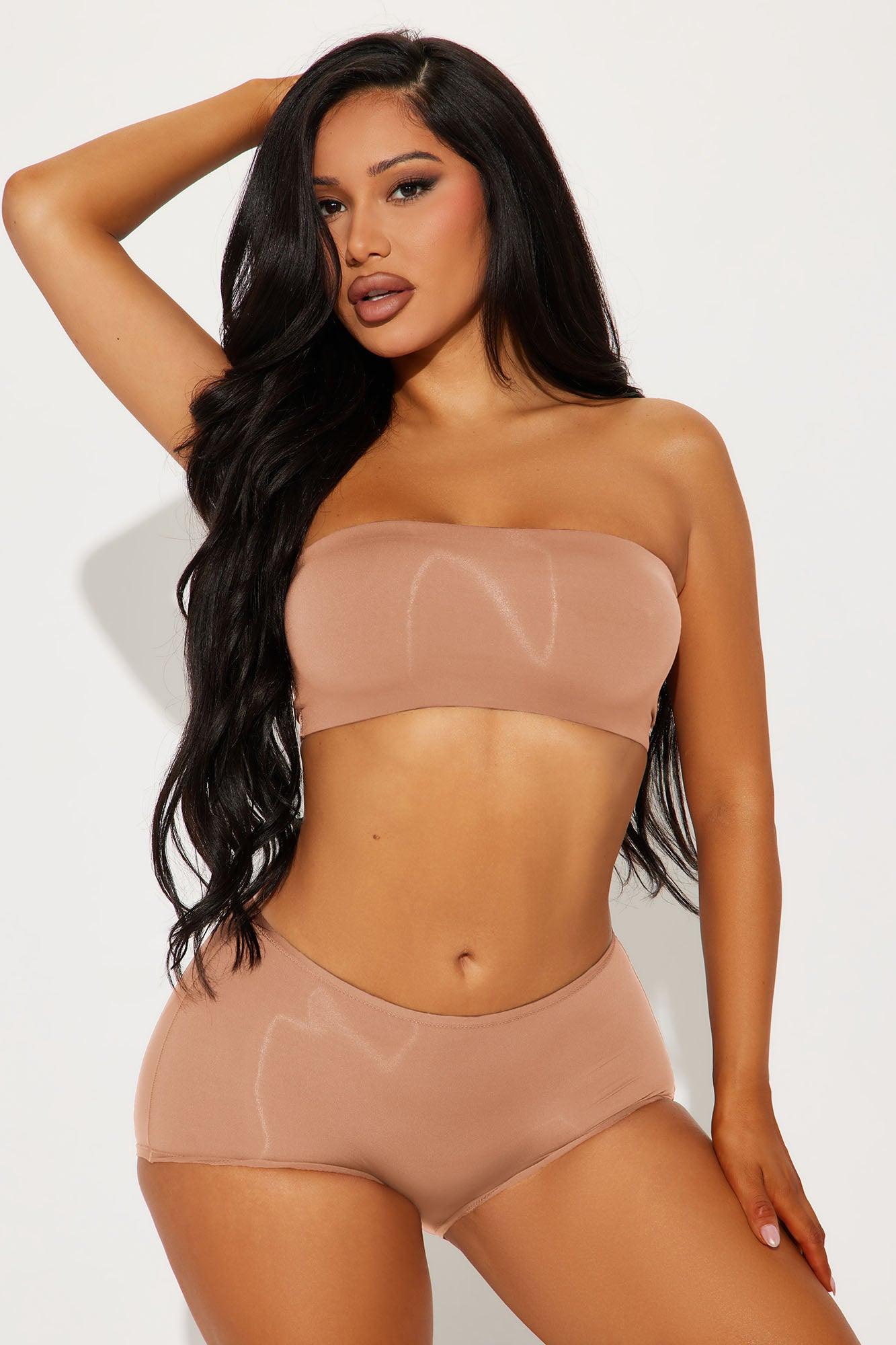 Light As A Feather Microfiber Boyshort Panty - Nude Product Image