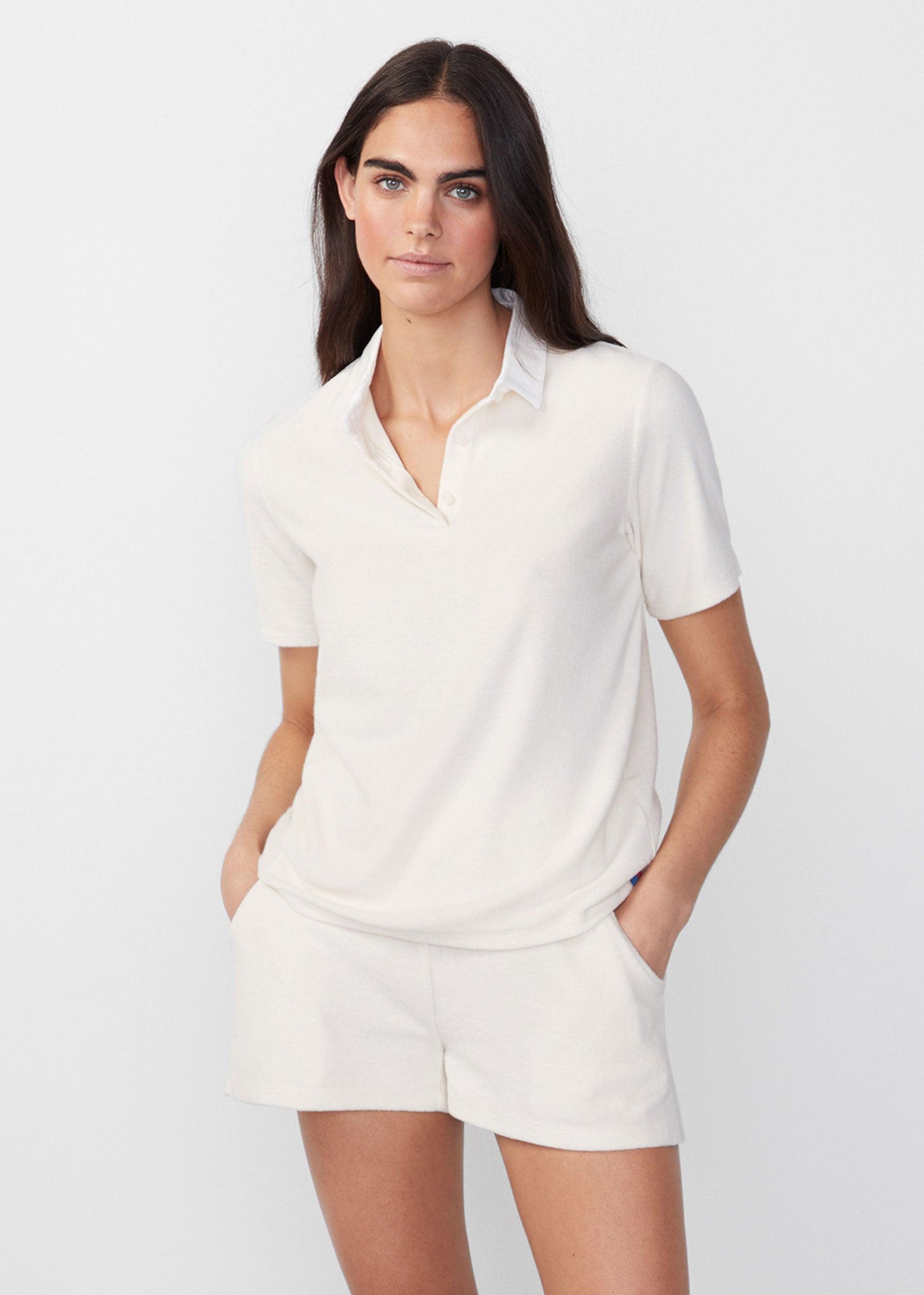 The Terry Polo - Cream Product Image