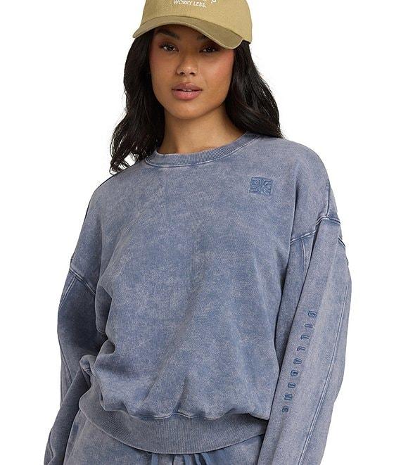 Billabong Kendal Long Sleeve Saltwashed Crew Neck Fleece Sweatshirt Product Image