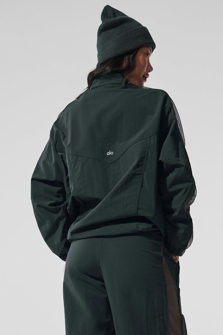 Origin Full-Zip Track Jacket - Charcoal Green Product Image