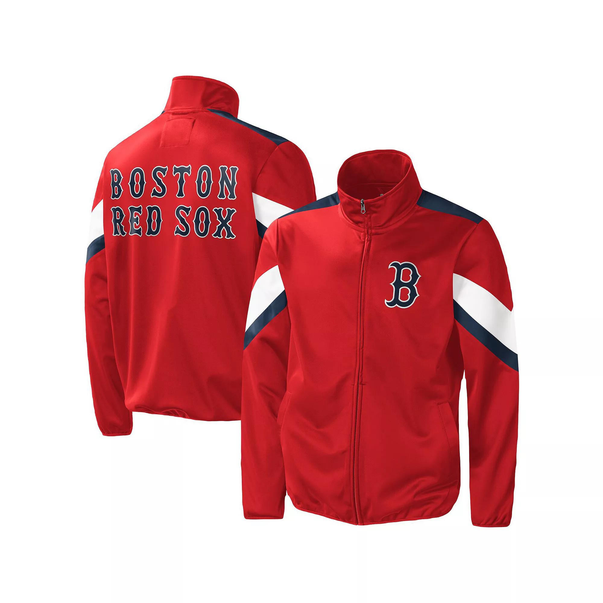 Men's G-III Sports by Carl Banks Navy Atlanta Braves Earned Run Full-Zip Jacket,  Product Image