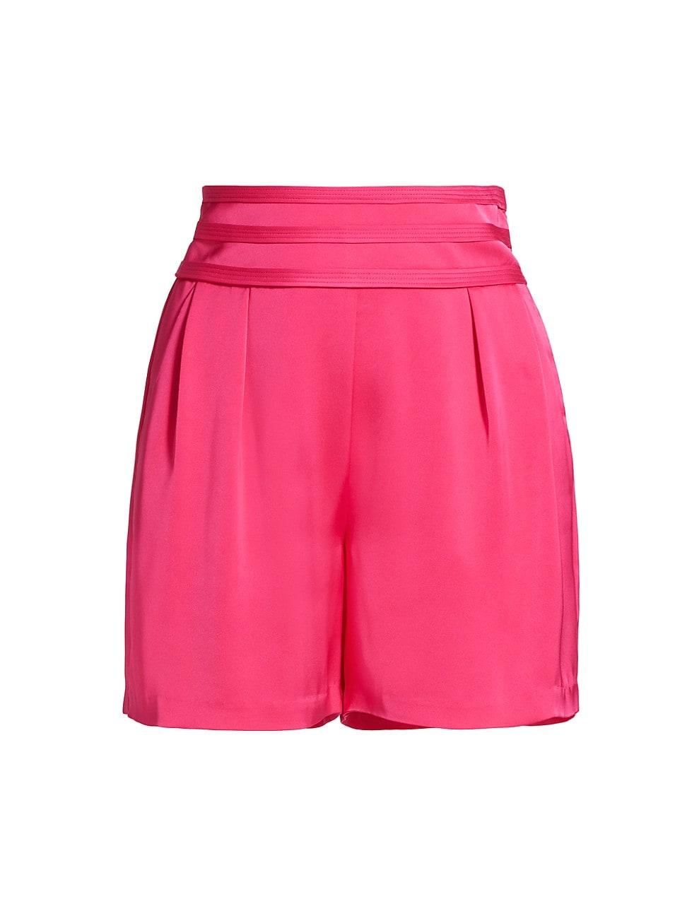 Womens Joss Pleated Shorts Size 0 Product Image