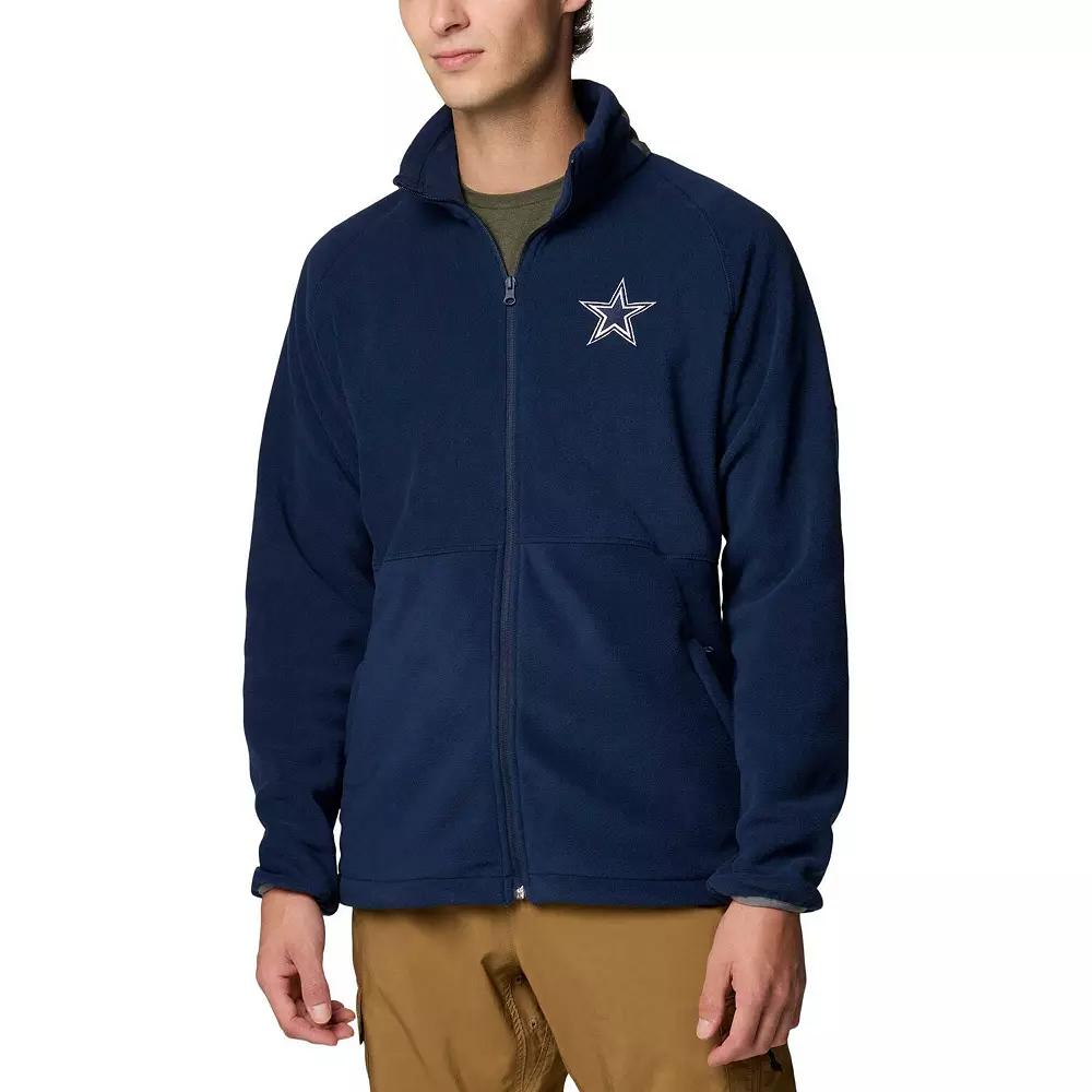 Men's Columbia Navy Dallas Cowboys Big & Tall Flanker IV Fleece Full-Zip Jacket,  Product Image