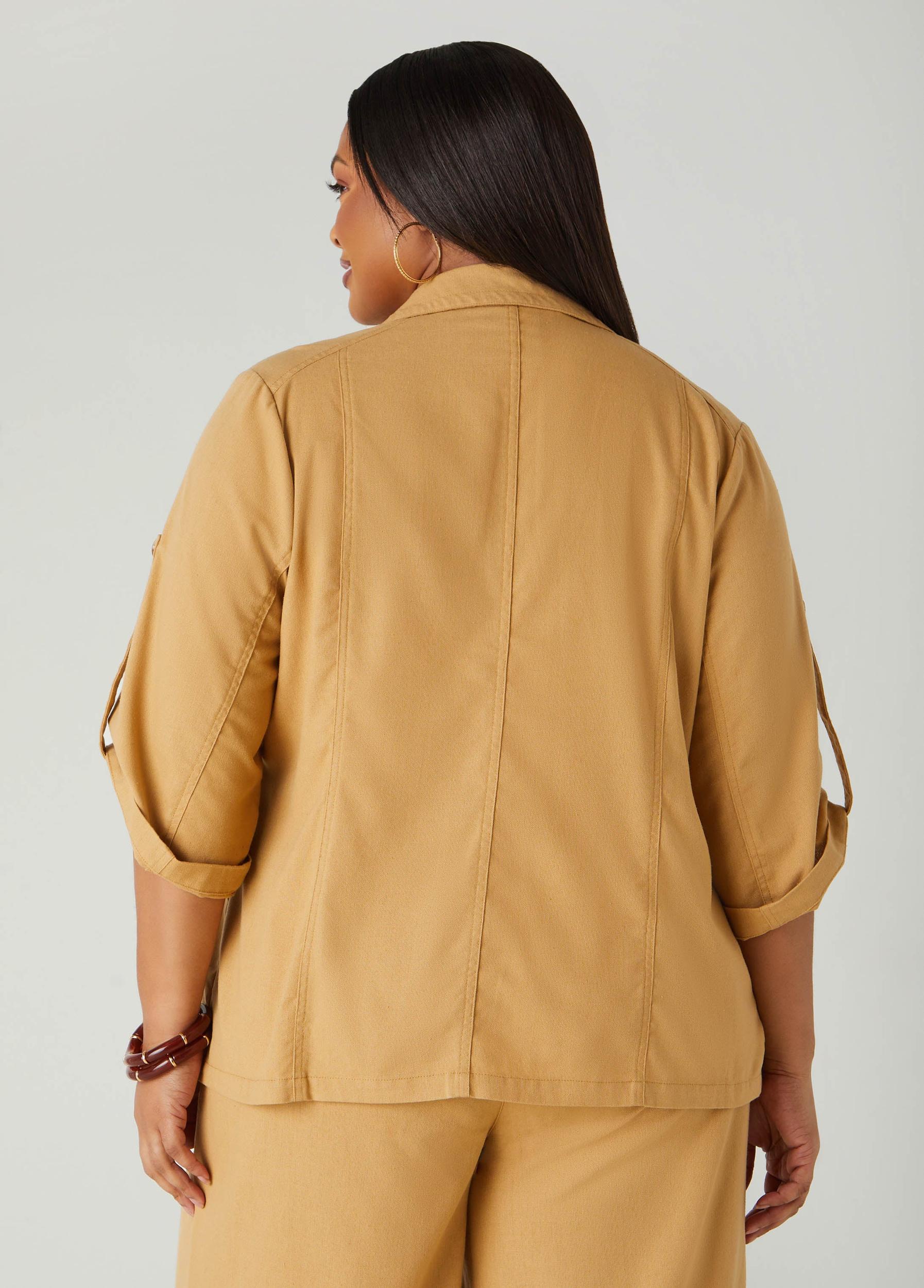Woven Cargo Jacket Product Image