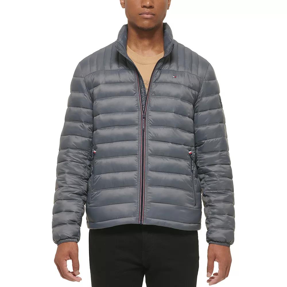 Big & Tall Tommy Hilfiger Stand Collar Packable Puffer Jacket, Men's,  Product Image