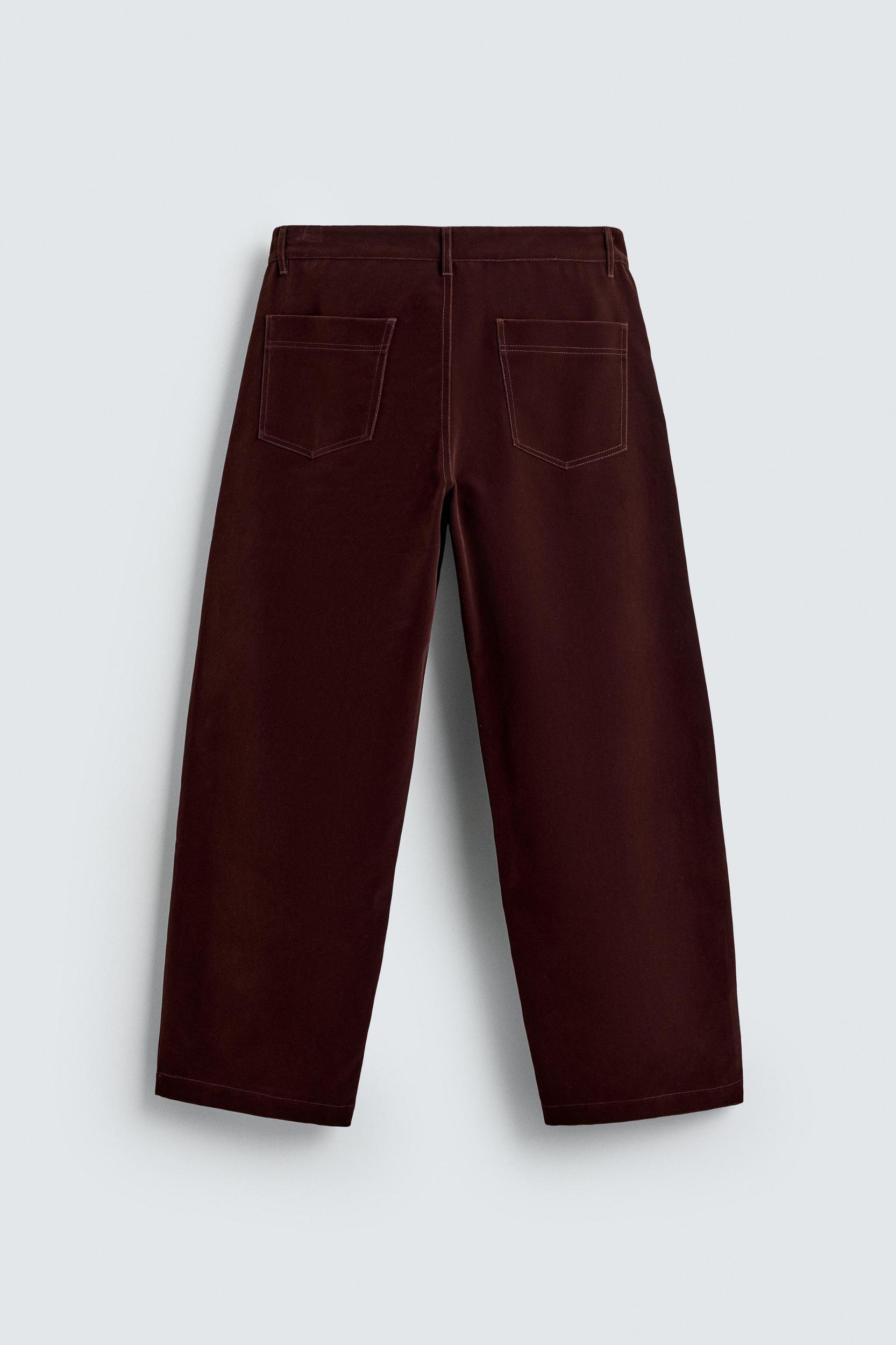 JACQUARD STRIPED PANTS Product Image