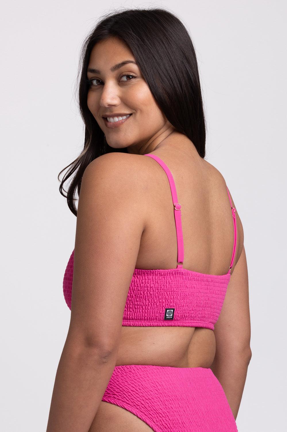 Eva Smocked Bikini Top - Bluewave Female Product Image