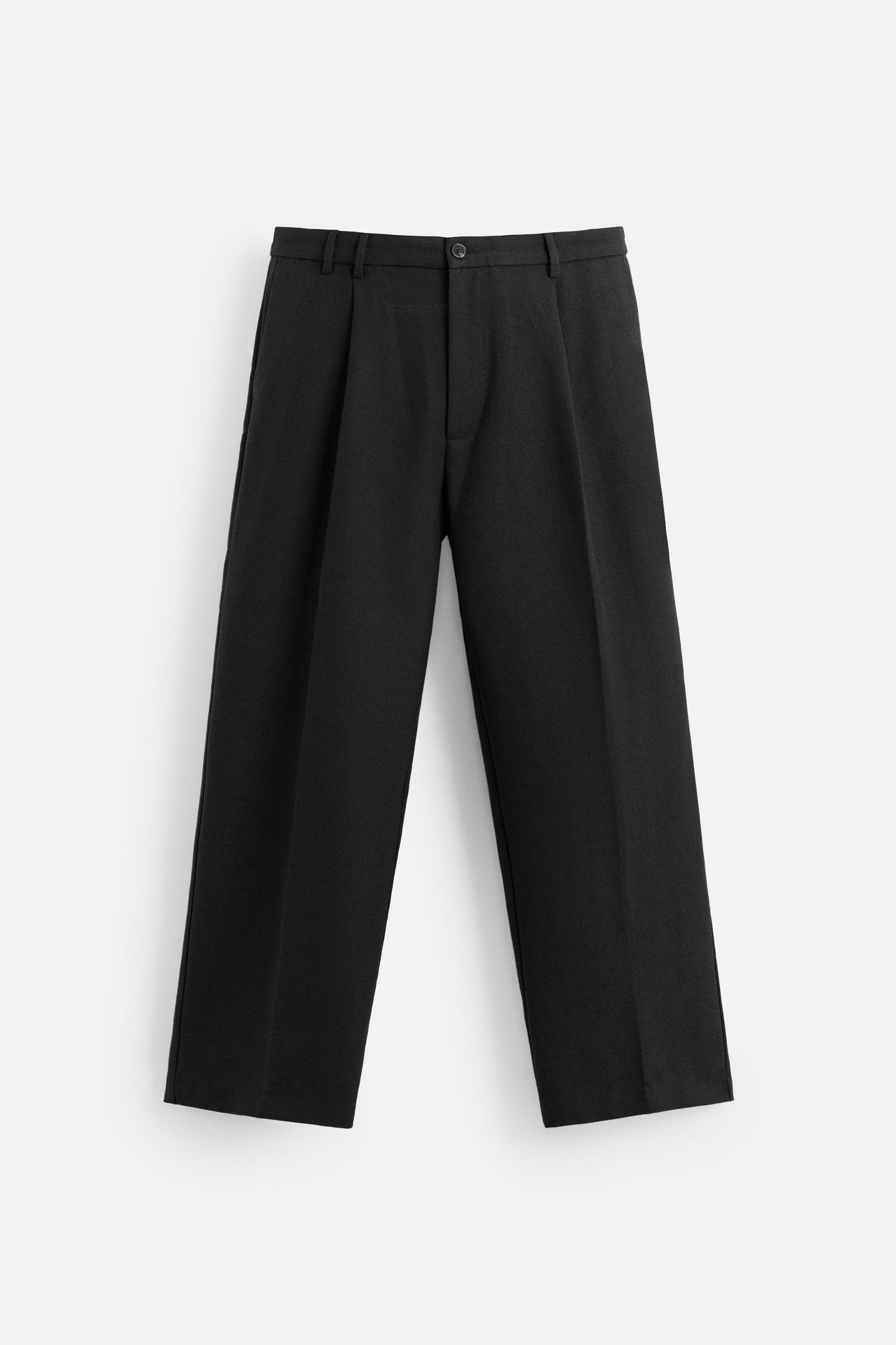 PLEATED RELAXED FIT PANTS Product Image