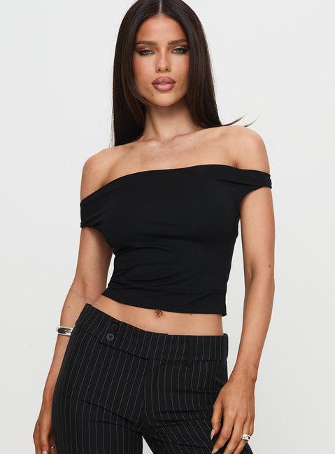 Irina Multi-Wear Top Black Product Image
