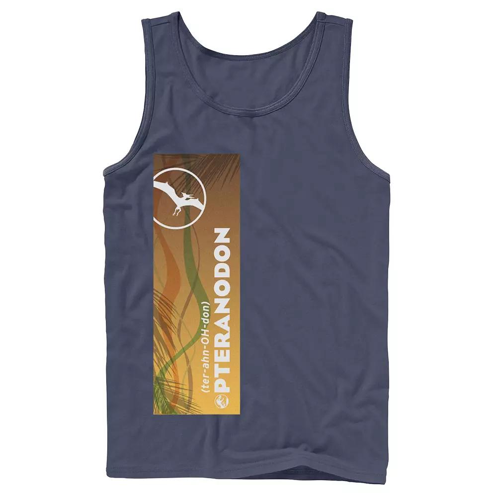 Men's Jurassic World Pteranodon Right Panel Tank Top,  Product Image