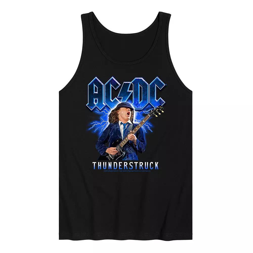 Men's ACDC Thunderstruck Tank Top, Size: Small, Black Product Image