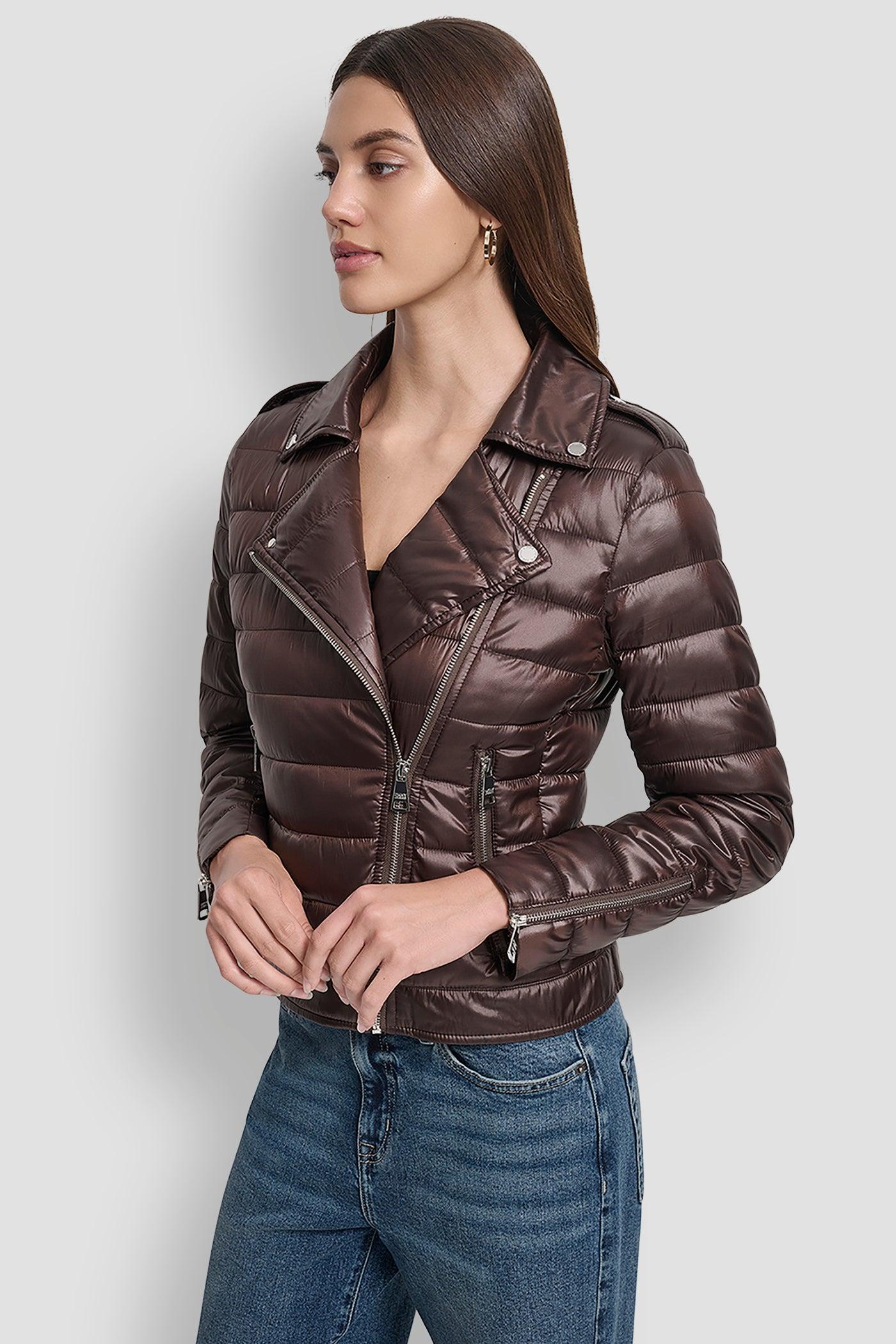 MOTO-STYLE PUFFER JACKET Product Image