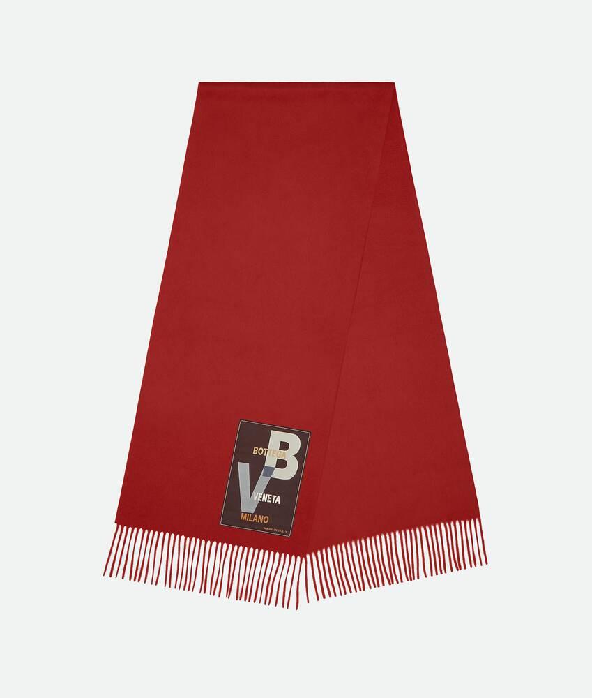 Women's Cashmere Scarf in Red stone Product Image