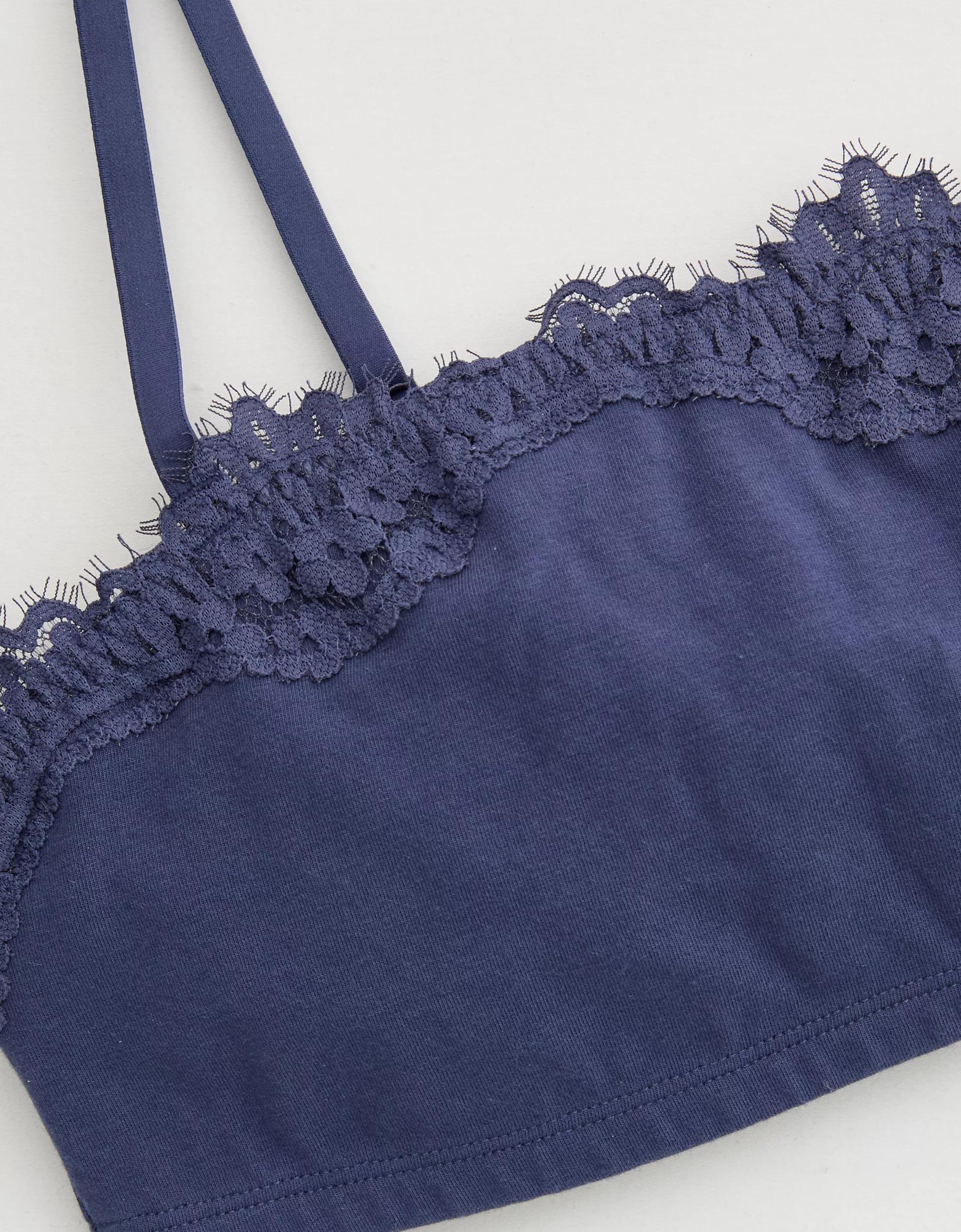 Superchill Cotton Lace Bralette Product Image