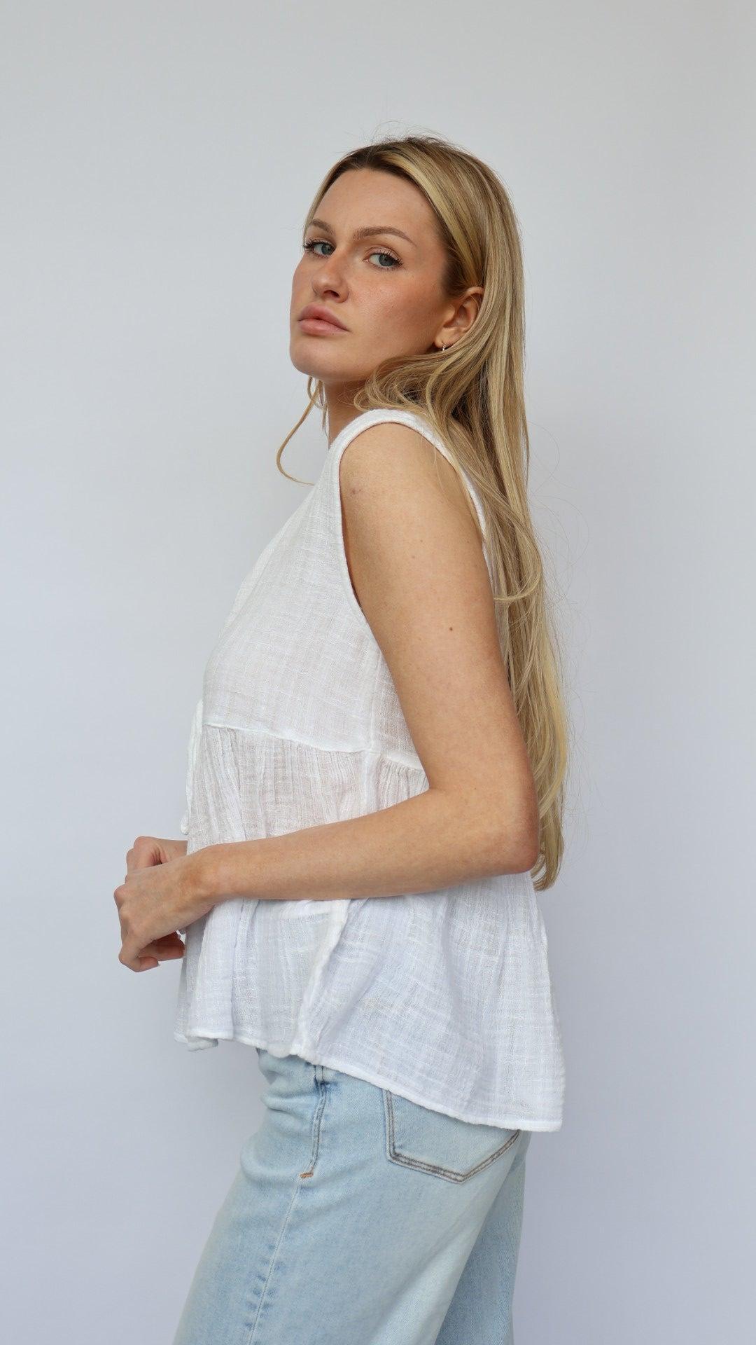 Sleeveless Lightweight Top Product Image