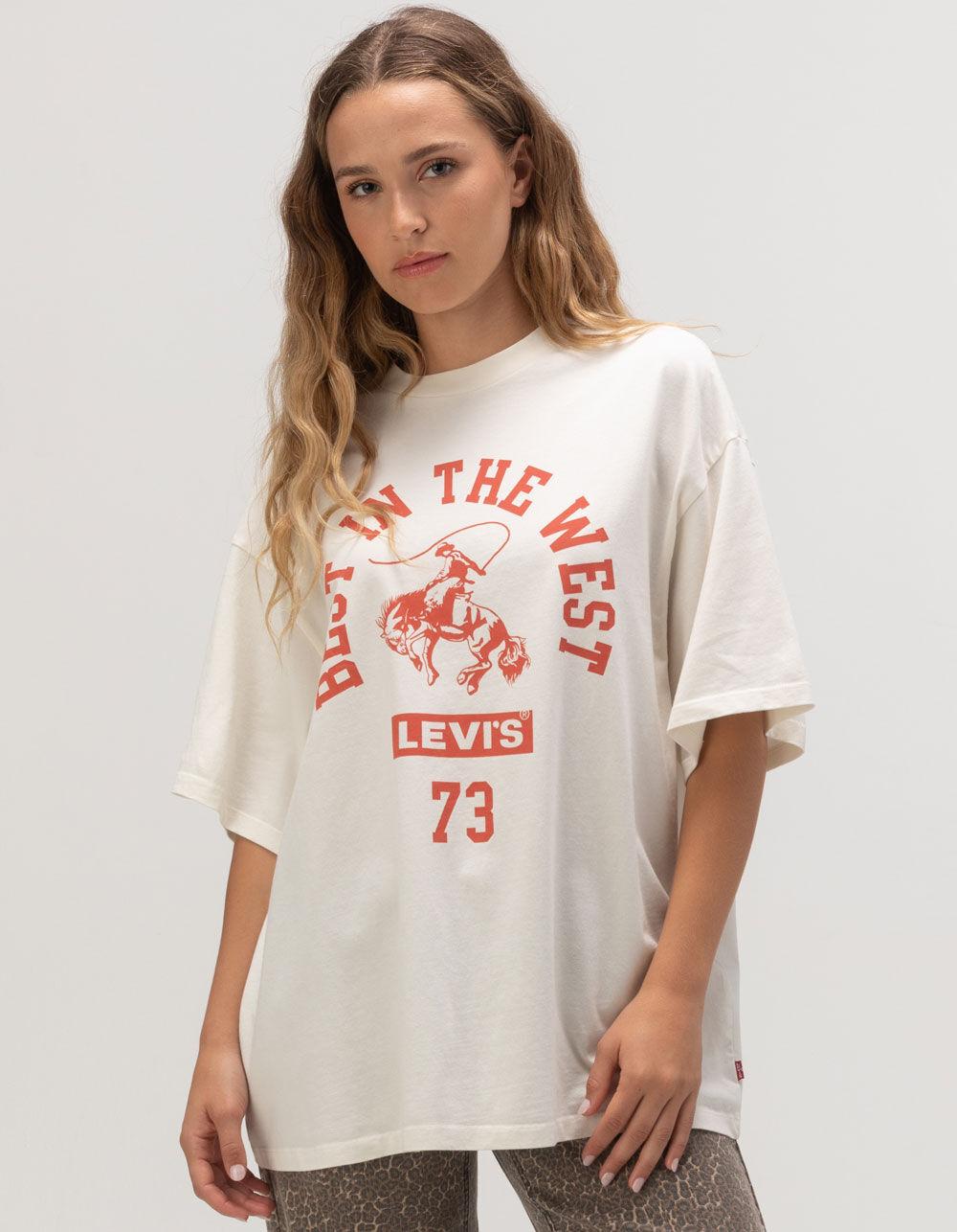 LEVI'S Best In The West Womens Premium Tee - CREAM Product Image