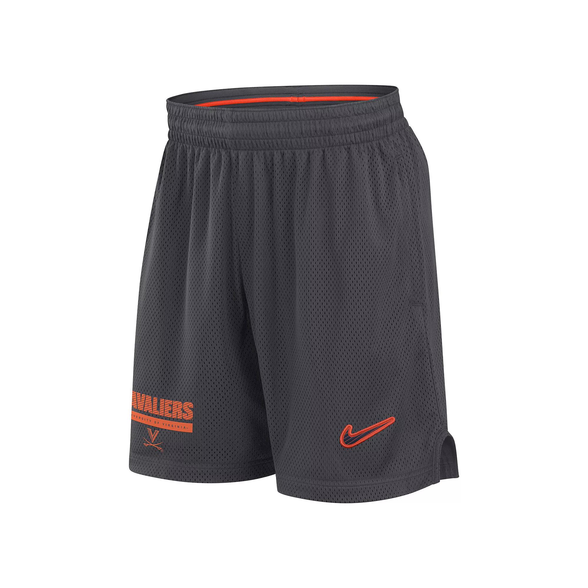 Men's Nike Anthracite Virginia Cavaliers 2024 Sideline Mesh Shorts,  Product Image
