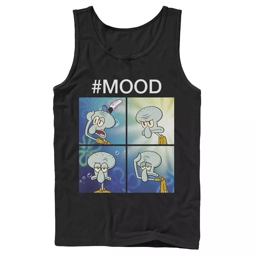 Men's Nickelodeon SpongeBob SquarePants Squidward Mood Tank Top,  Product Image
