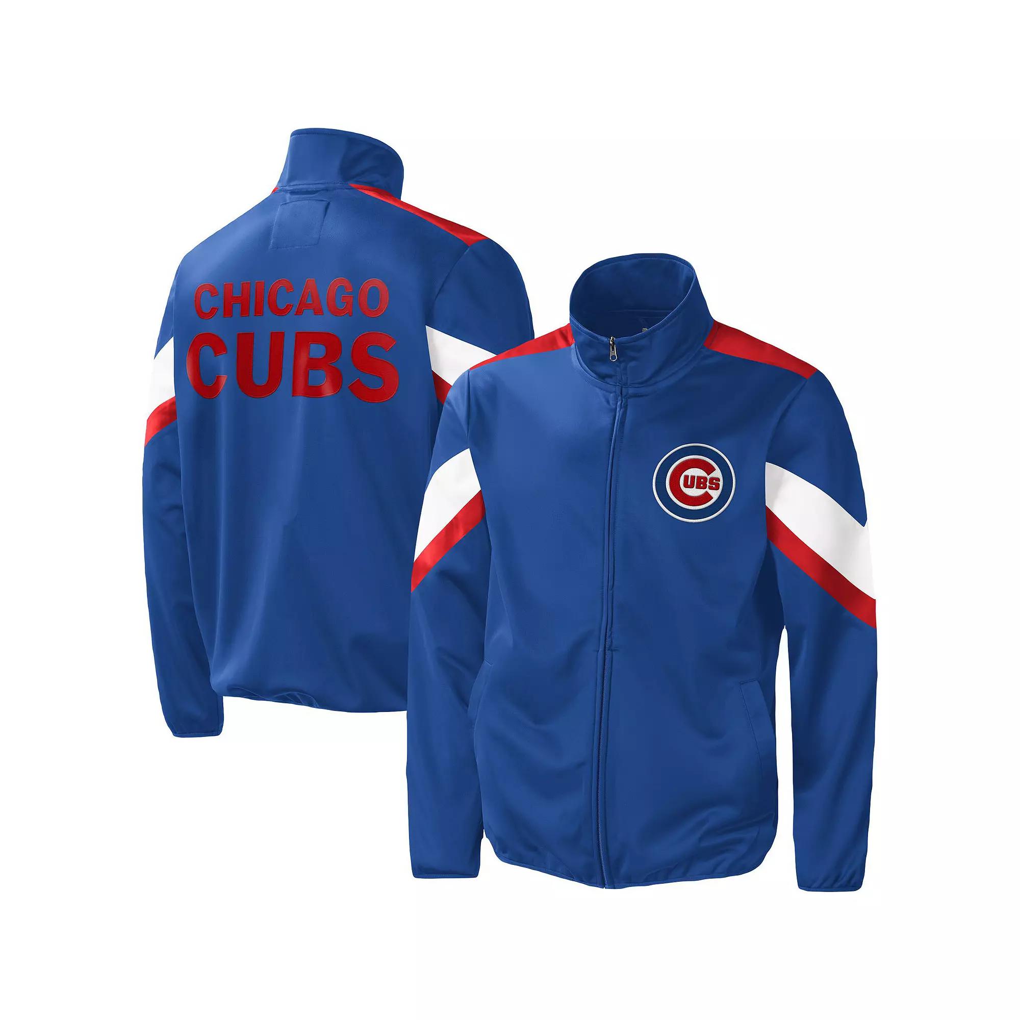 Men's G-III Sports by Carl Banks Navy Atlanta Braves Earned Run Full-Zip Jacket,  Product Image