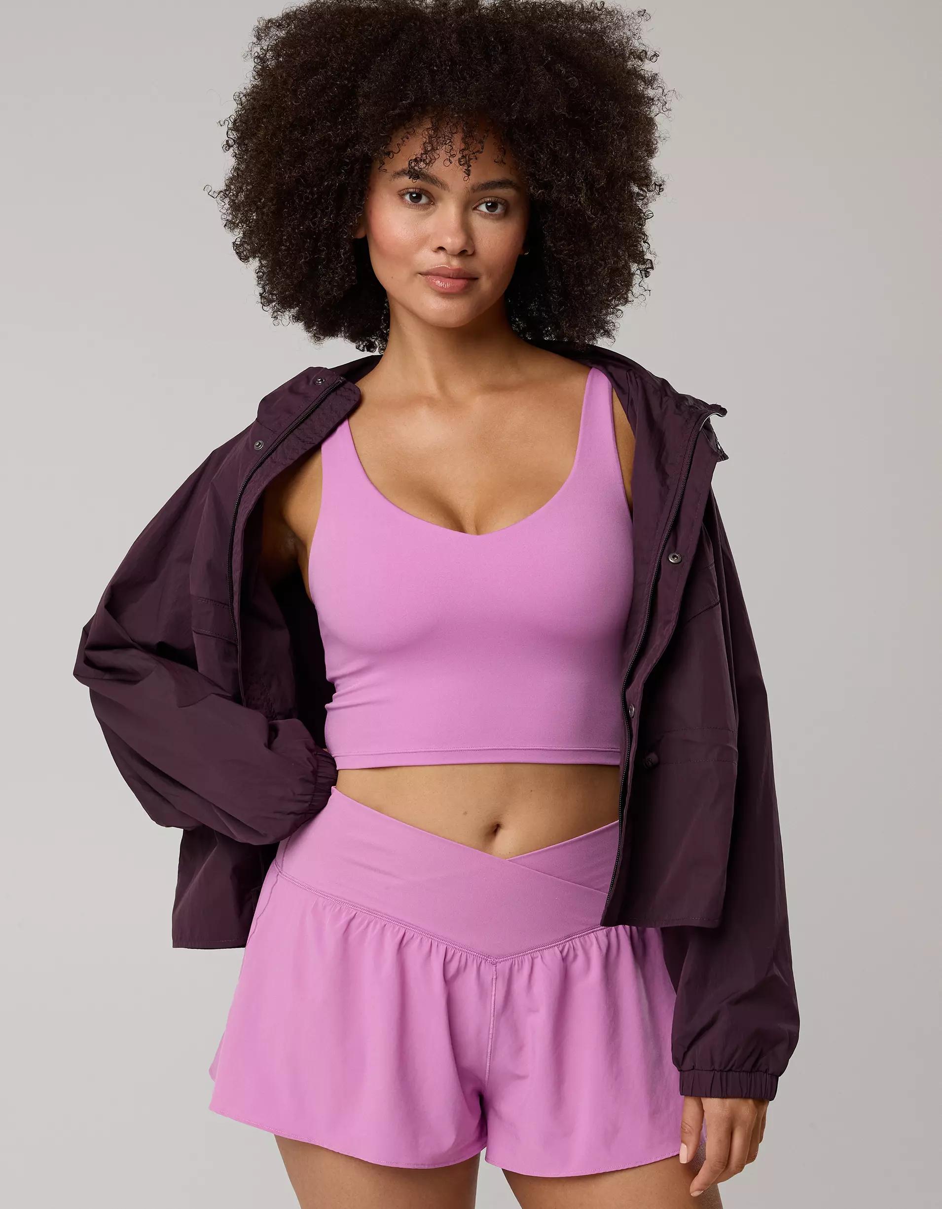 OFFLINE By Aerie Real Me Low Key Longline Sports Bra Product Image