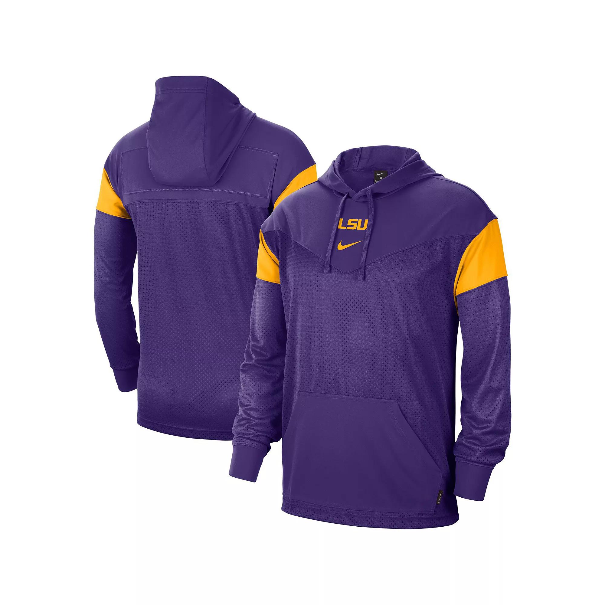 Men's Nike Purple LSU Tigers Sideline Jersey Pullover Hoodie,  Product Image