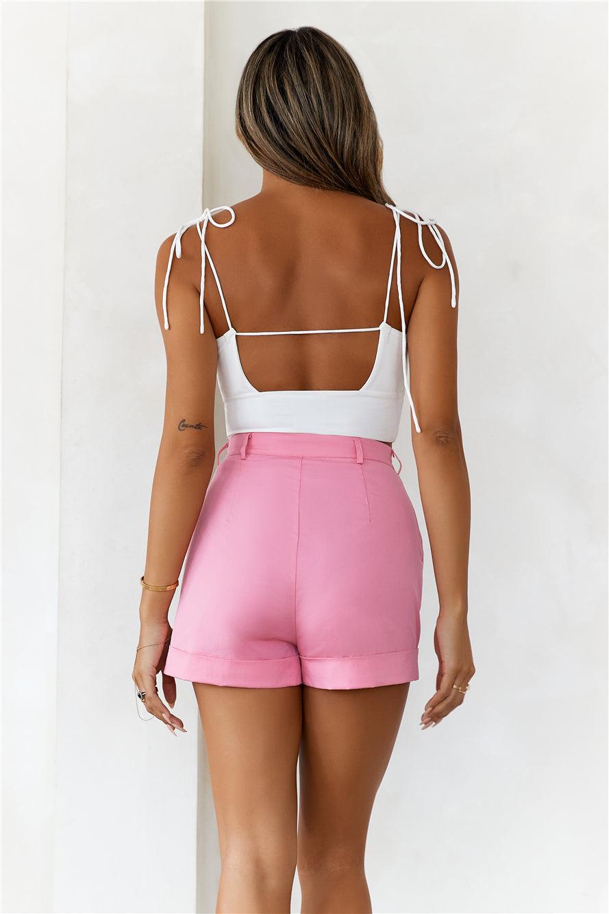 HELLO MOLLY Pretty View Shorts Blush Product Image