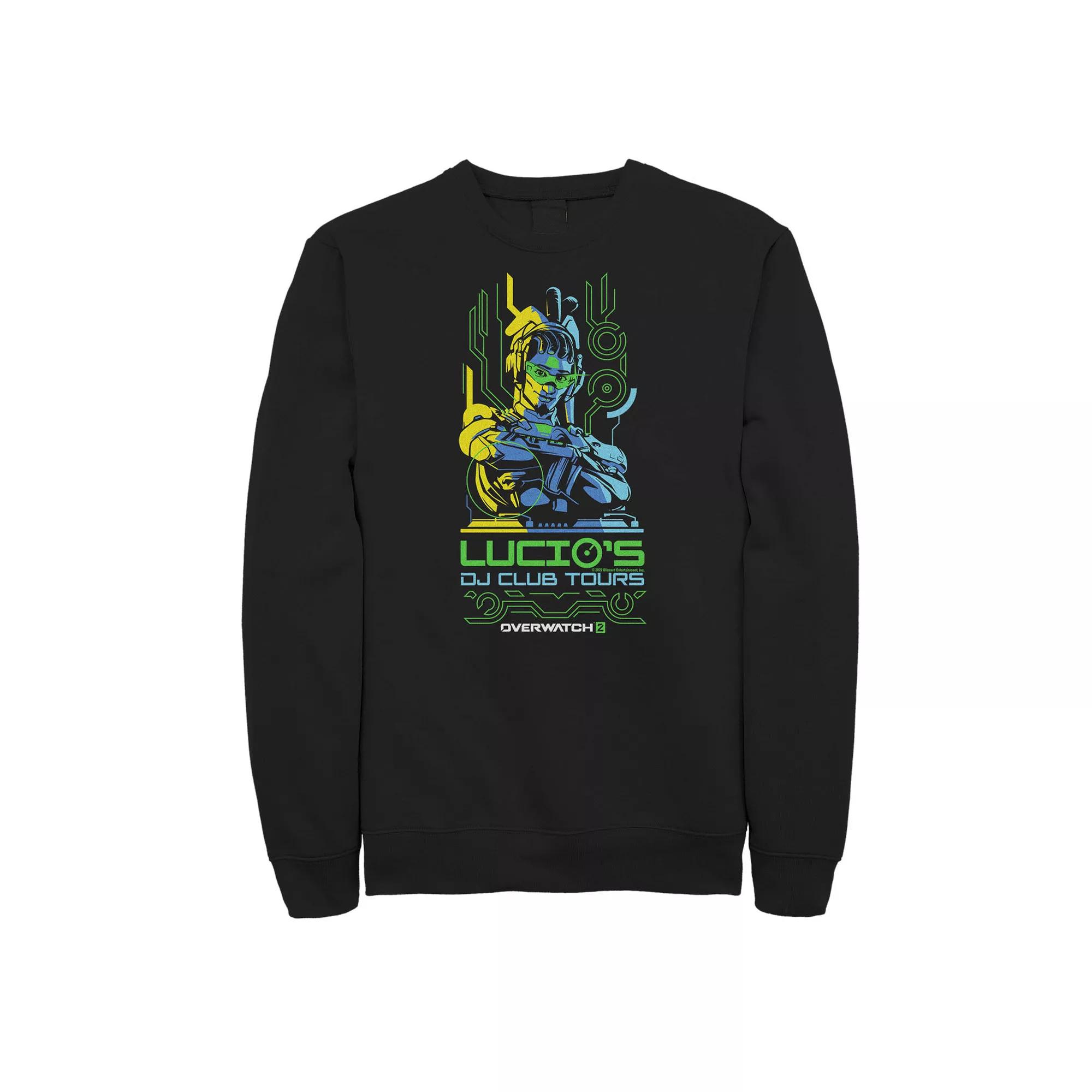 Men's Star Wars Que La Fuerza Te Acompane Yellow Text Sweatshirt,  Product Image