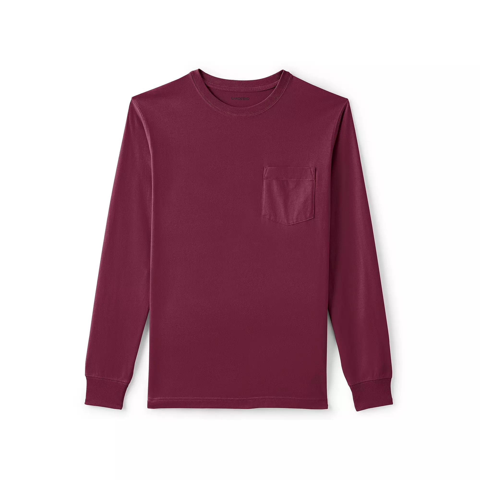 Men's Lands' End Super-T Henley,  Product Image