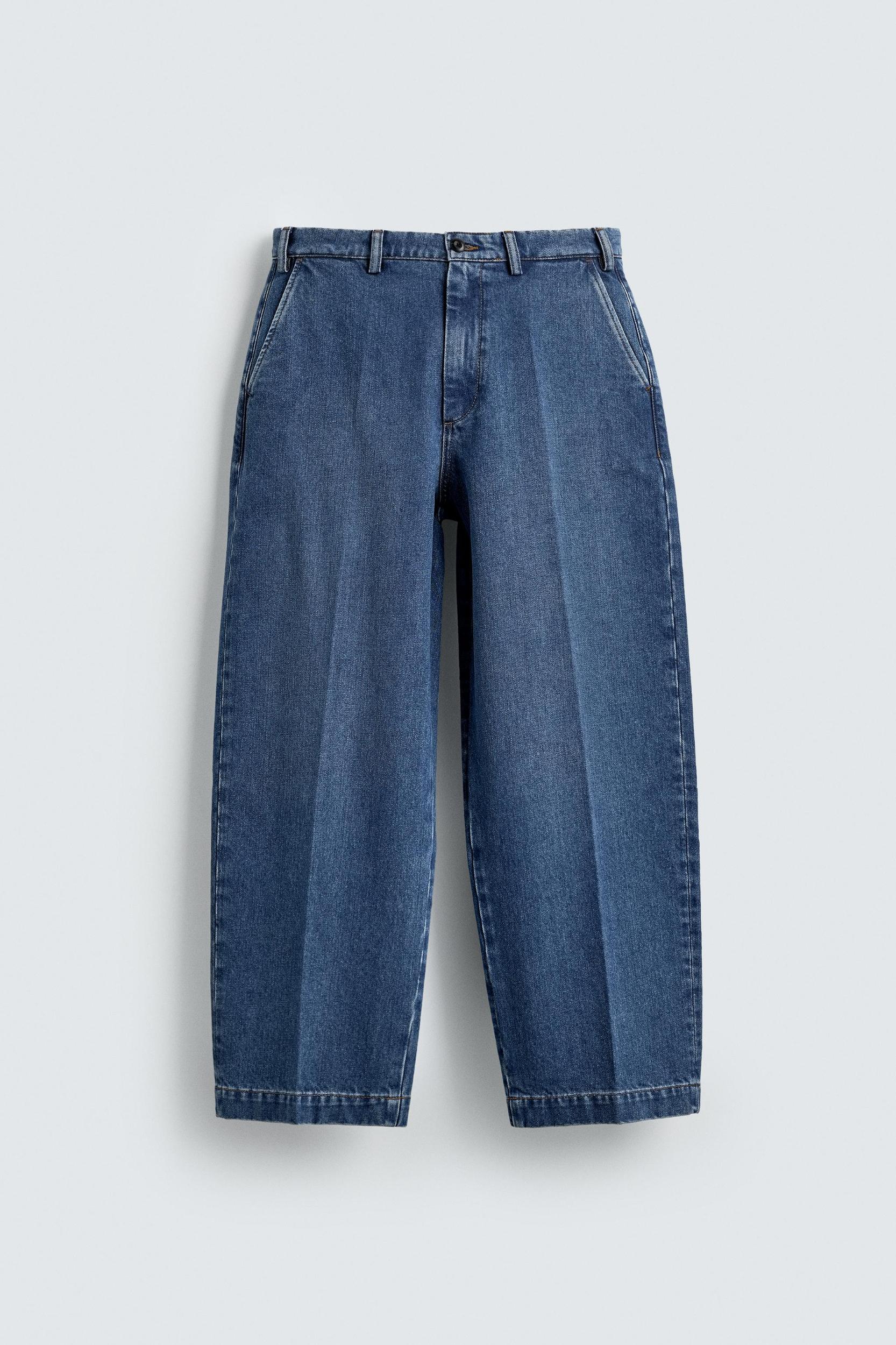 STRAIGHT FIT DENIM CHINO PANTS Product Image