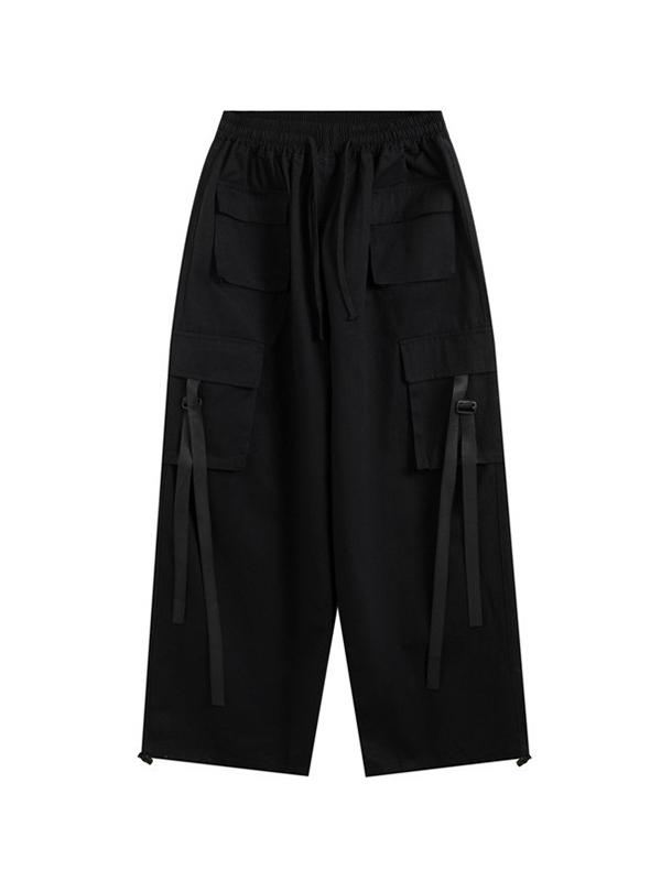 Pockets Street Baggy Cargo Pants Product Image
