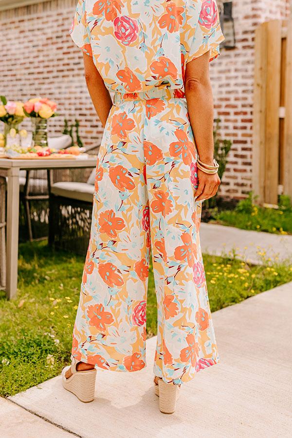 Happy Blooms High Waist Pants Product Image