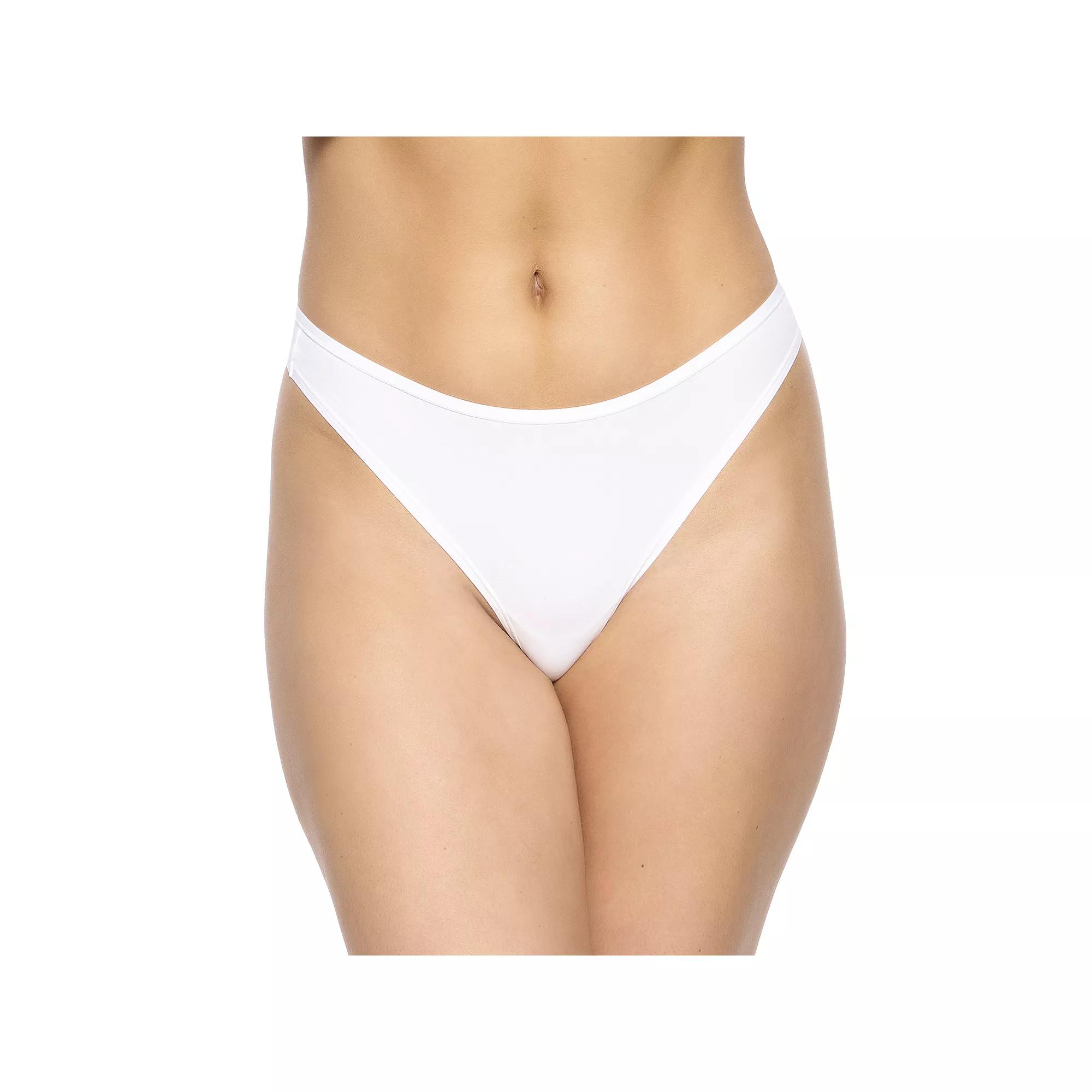 Jezebel Blissful Thong Panty 530112, Women's, Size: Small-Medium, White Wht Product Image