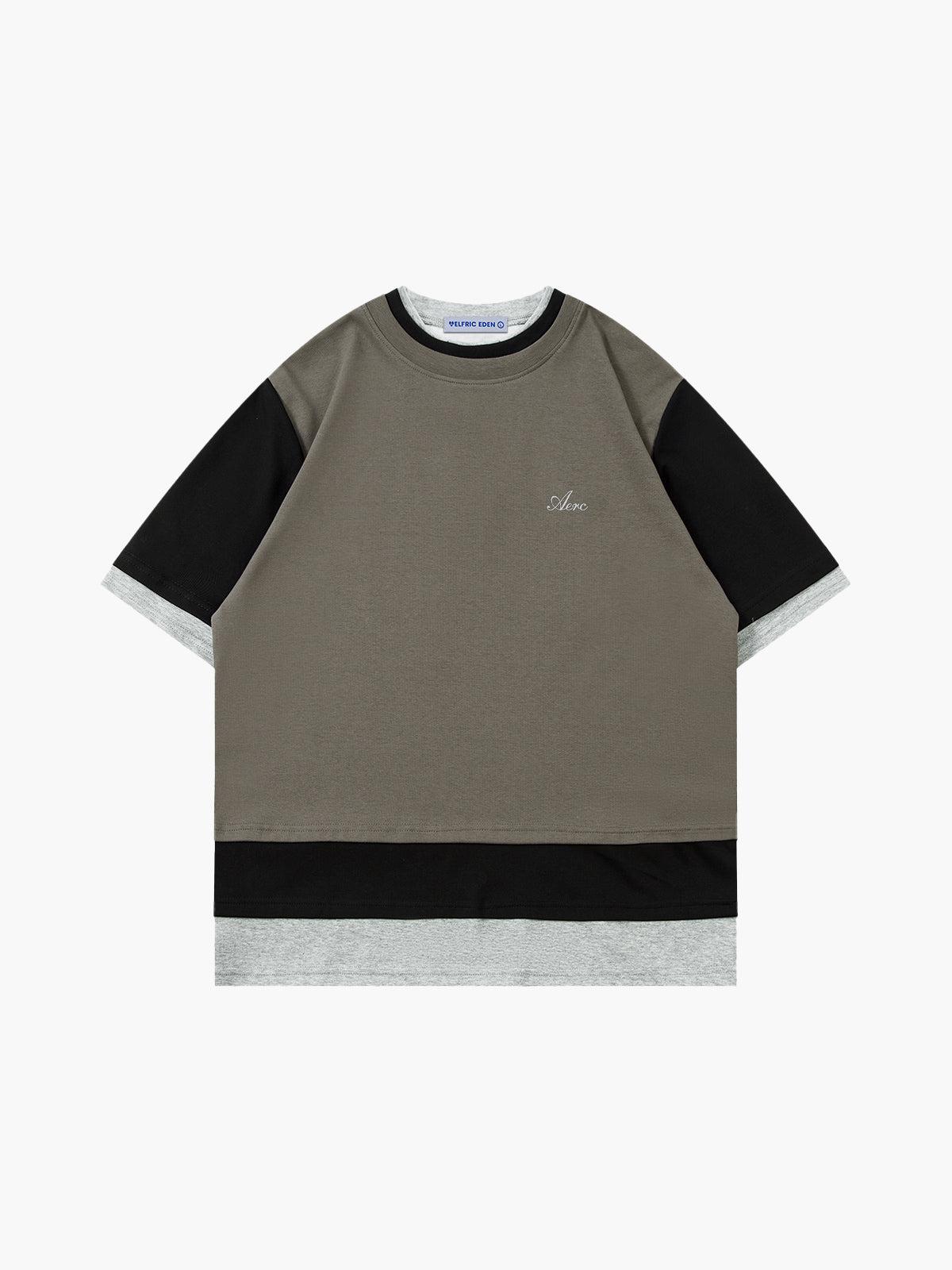 Aelfric Eden Color Blocking Two Layer Tee Product Image