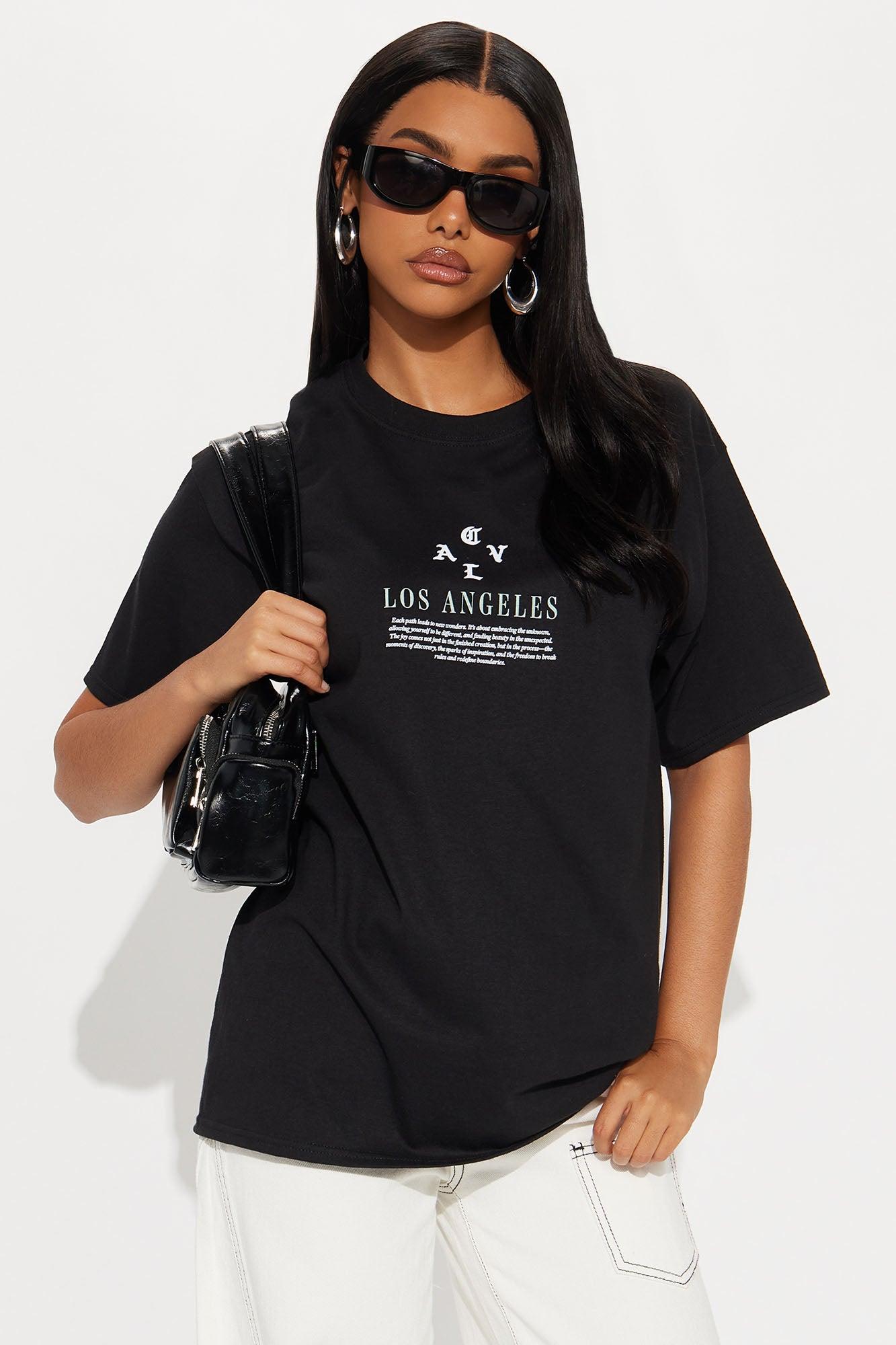 LA Hollywood Tee - Black Female Product Image