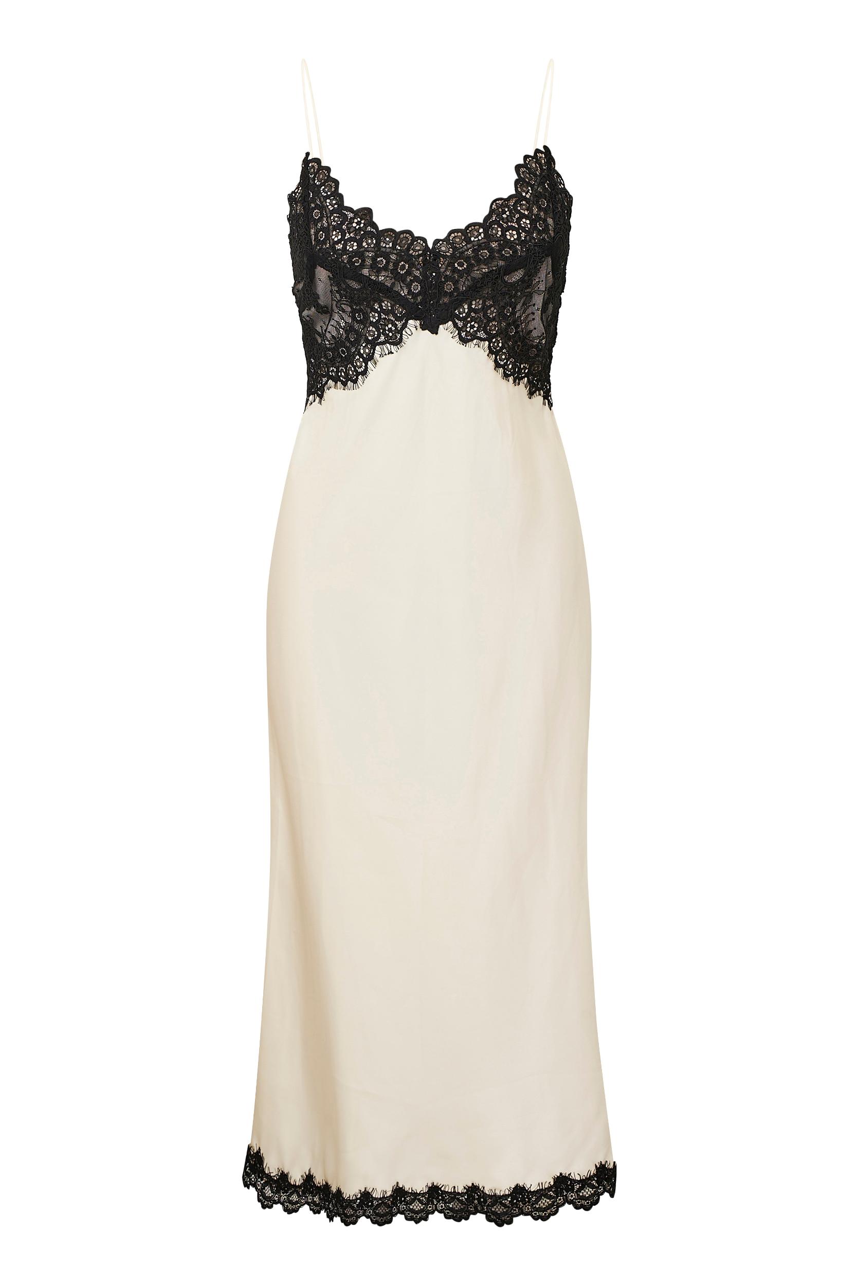 Ameliane Lace-Trimmed Slip Dress Product Image