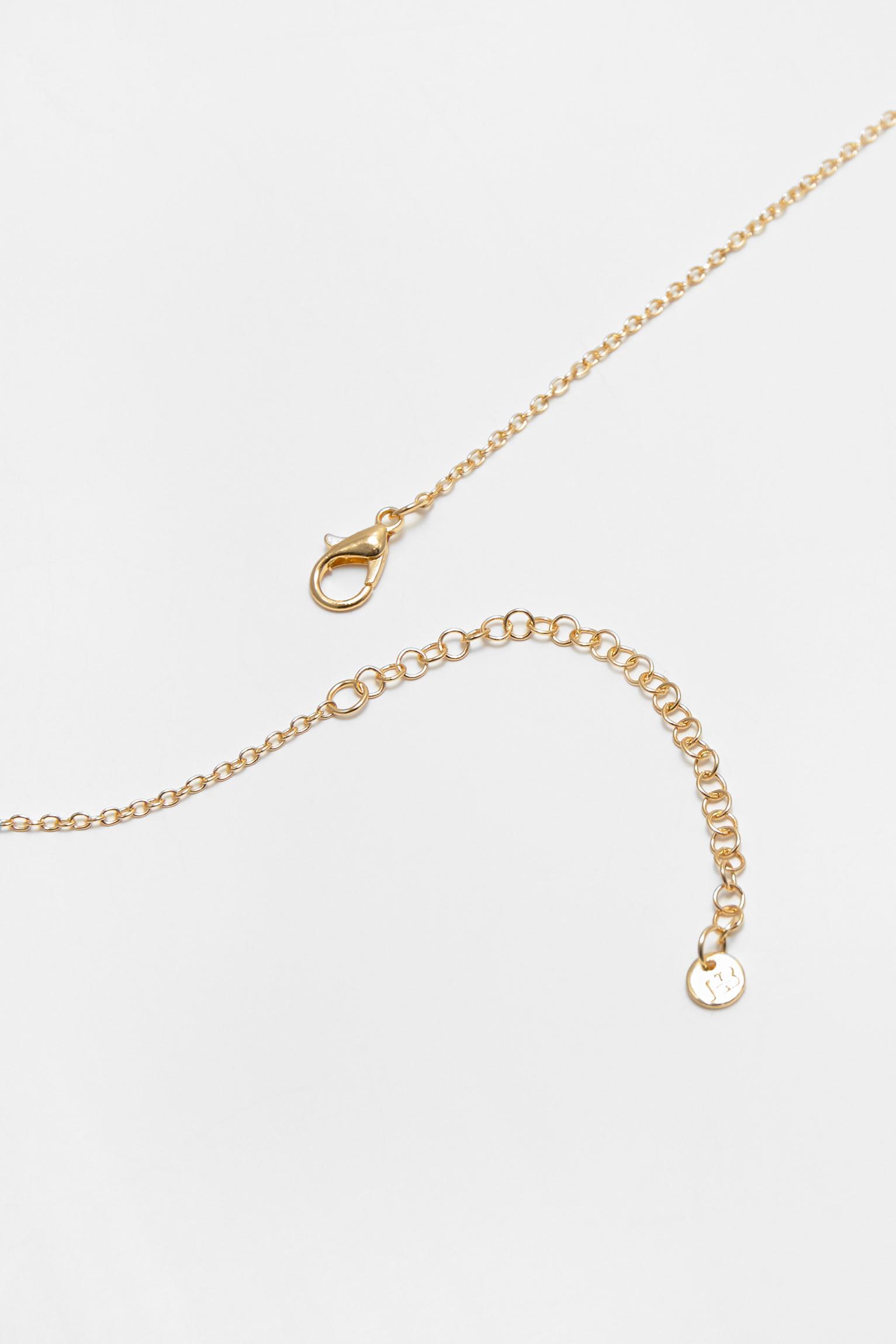 Long metallic necklace Product Image