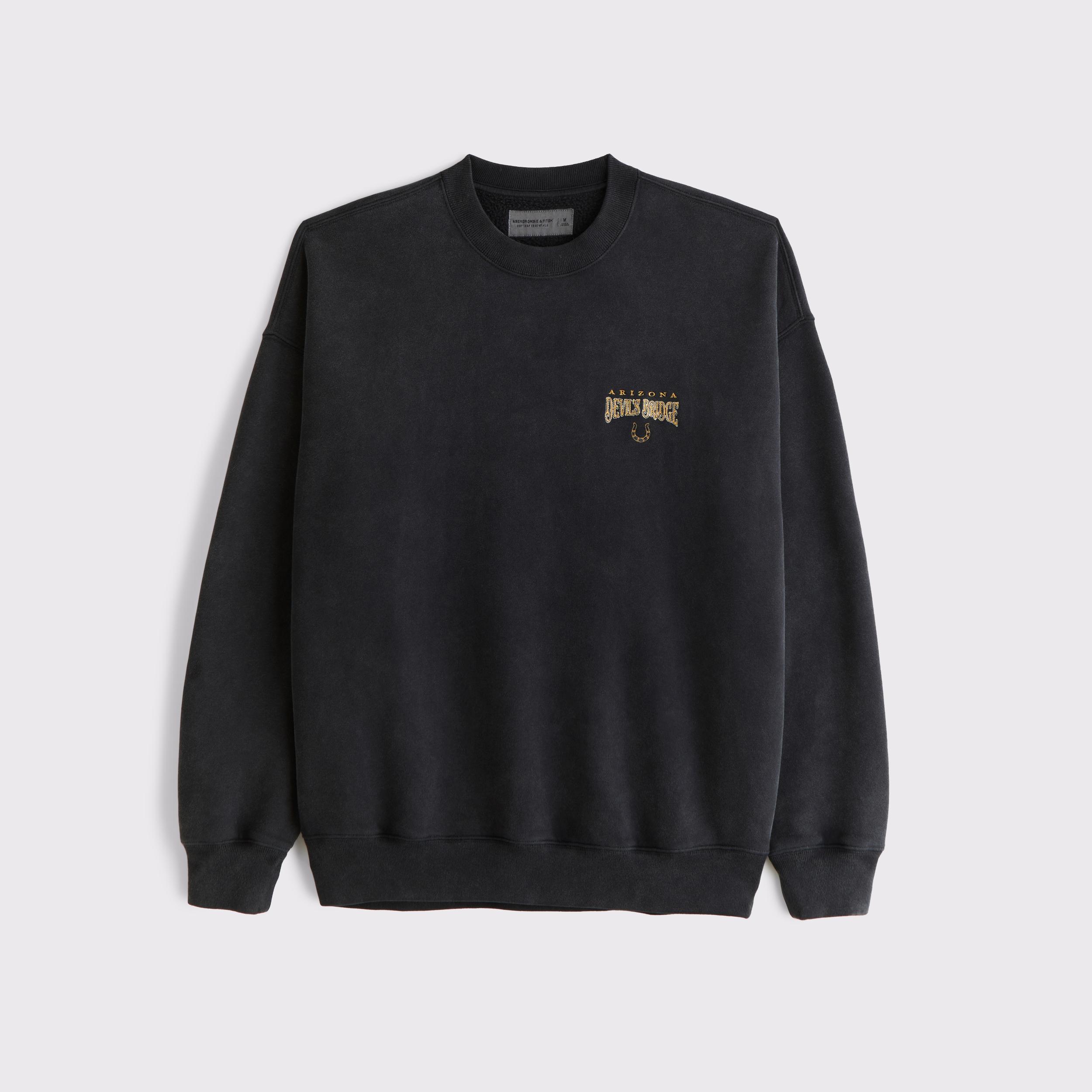 Western Graphic Crew Sweatshirt Product Image