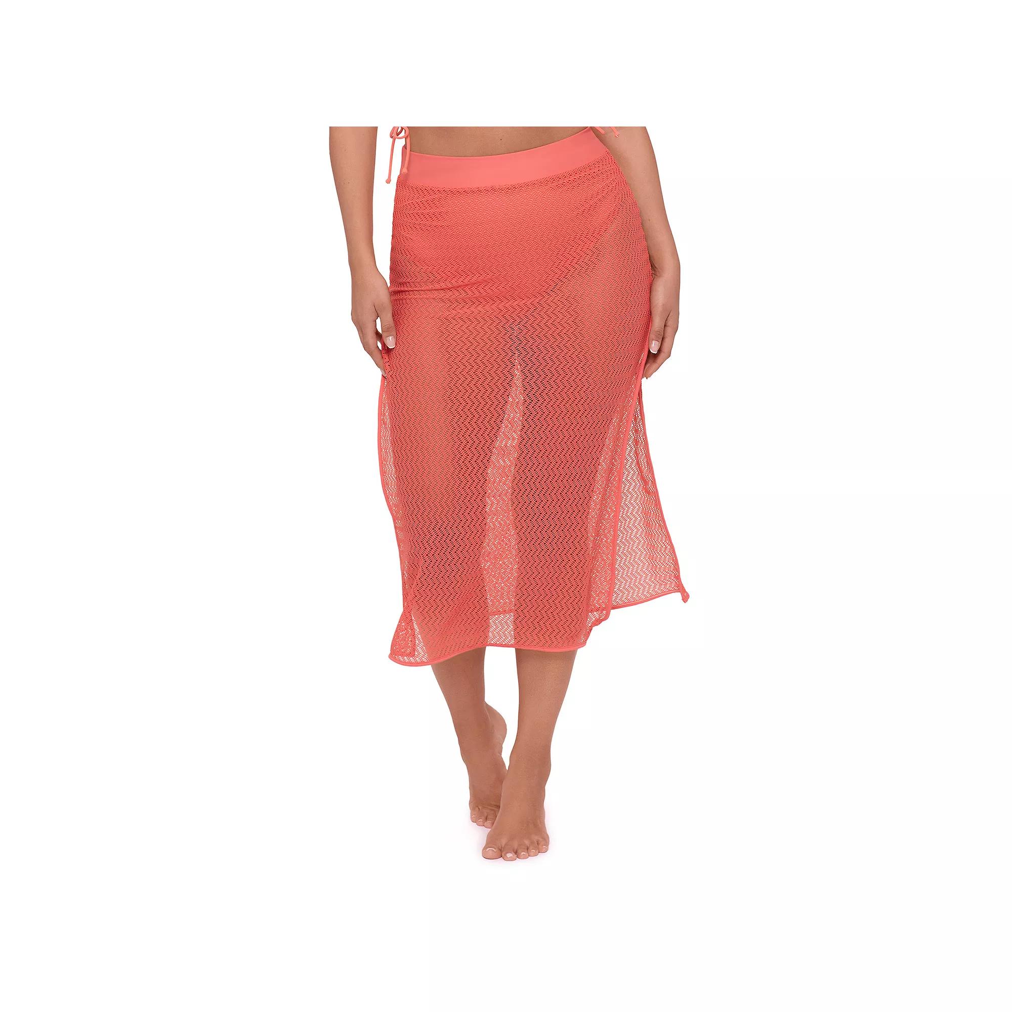 Women's S3 Swim Crochet Skirt with Side Slits,  Product Image