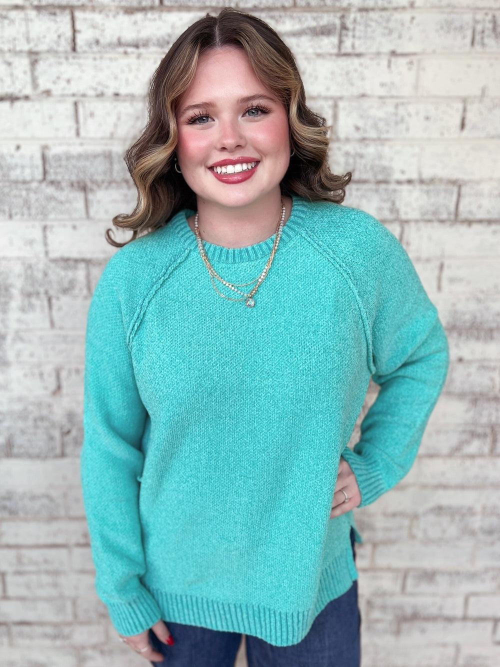 Luxuriously Knitted Raglan Sweater - 4 Colors* Product Image