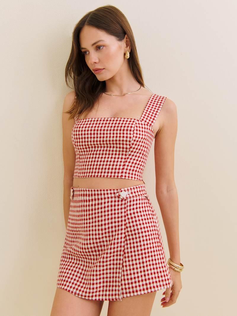 Clover Linen Micro Skort Product Image