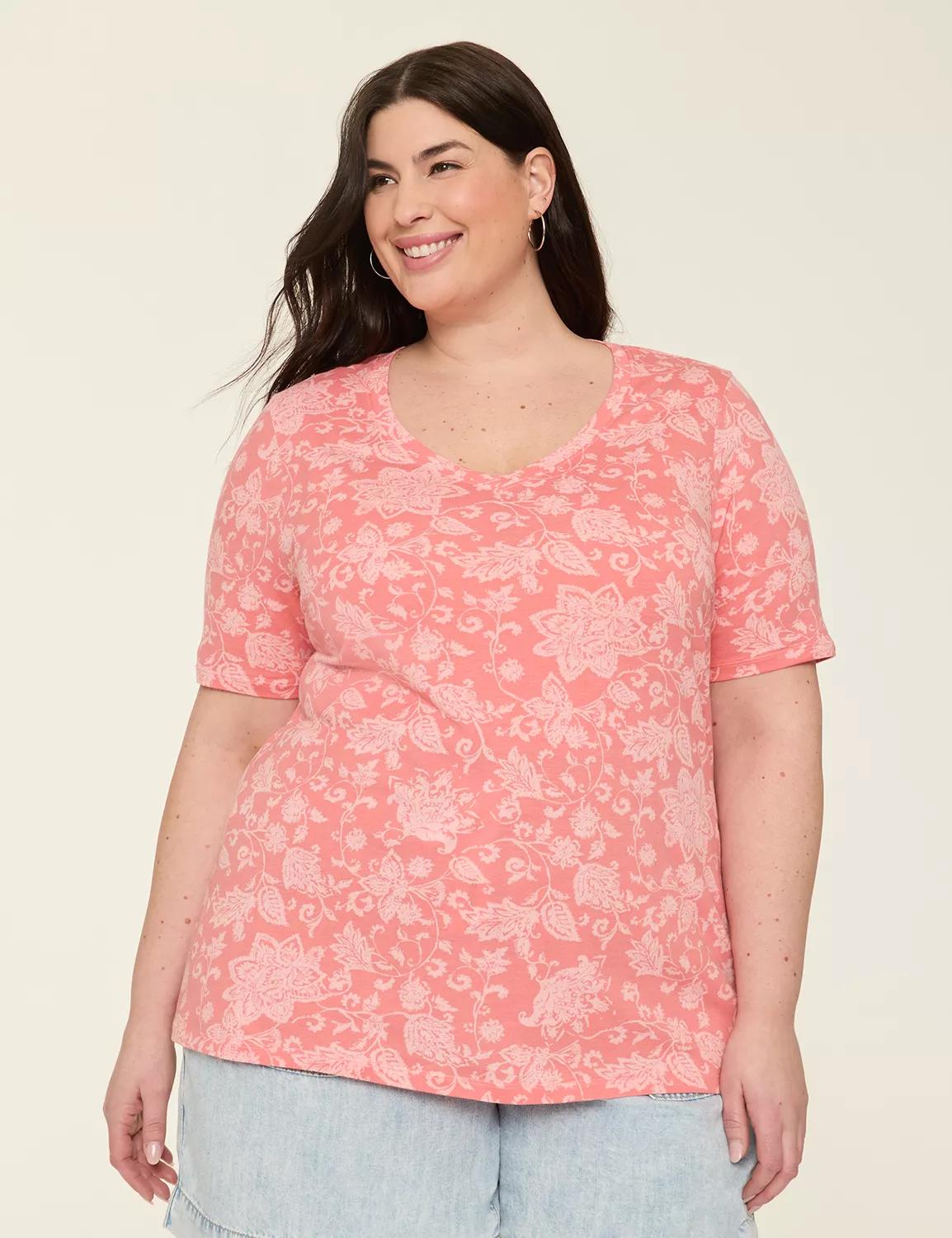 Perfect Sleeve V-Neck Tee Product Image