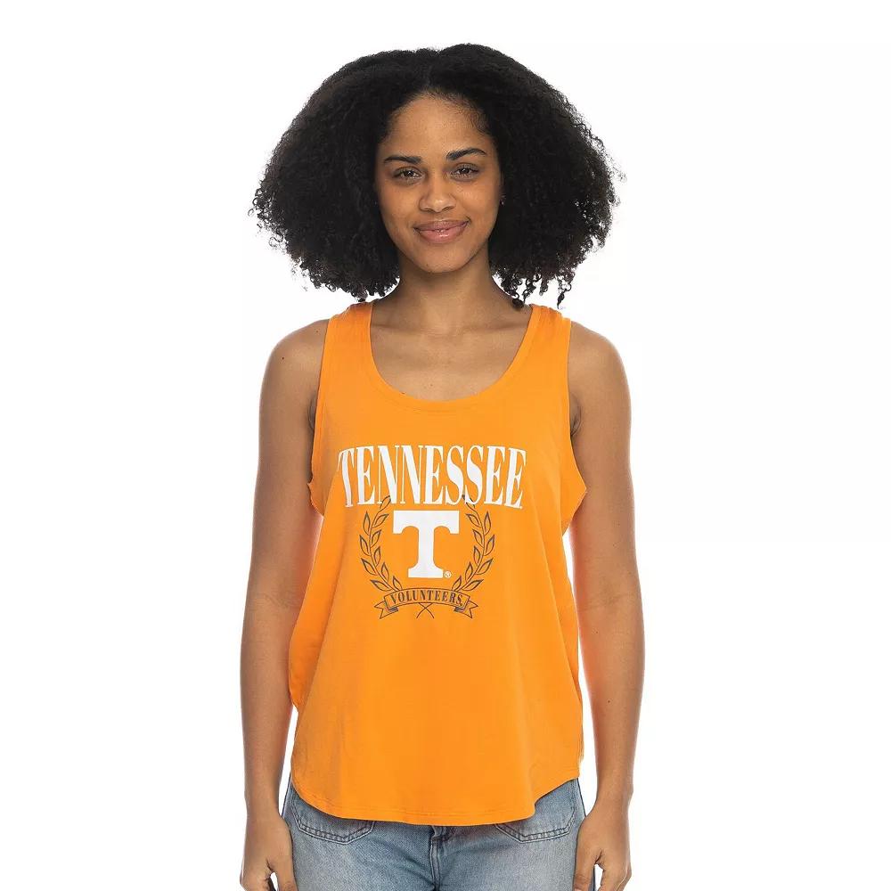 Women's ZooZatz Tennessee Orange Tennessee Volunteers Everyday Tri-Blend Tank Top,  Product Image