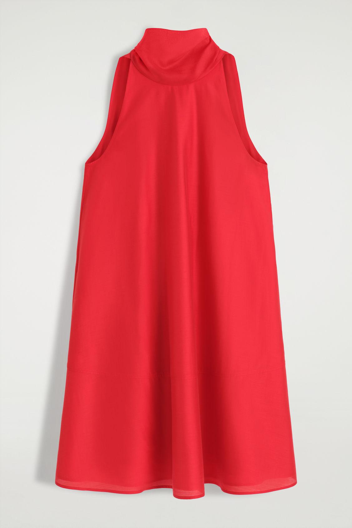 FLUID HALTERNECK MINI DRESS Product Image