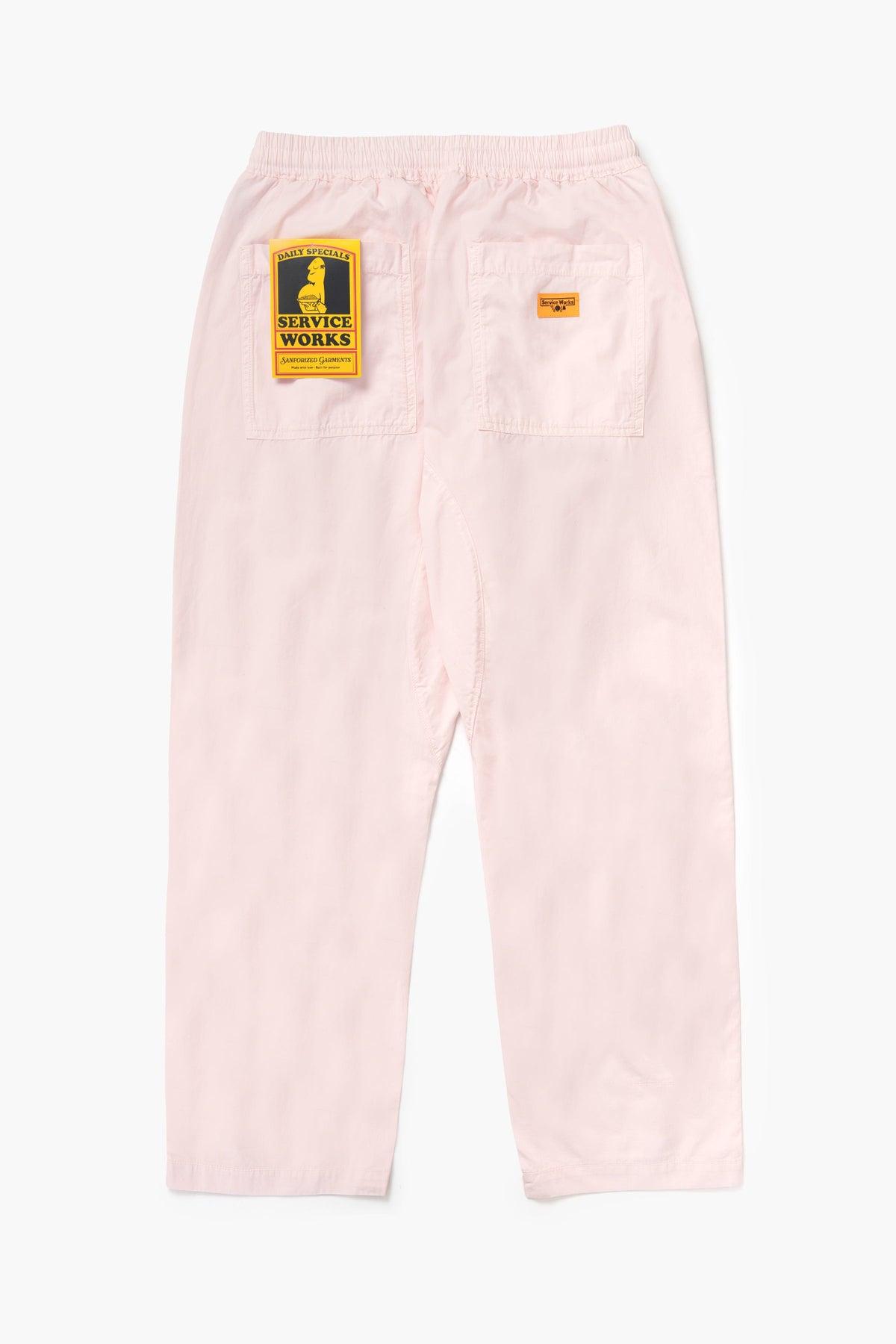 Poplin Chef Pants - Dusty Pink Product Image