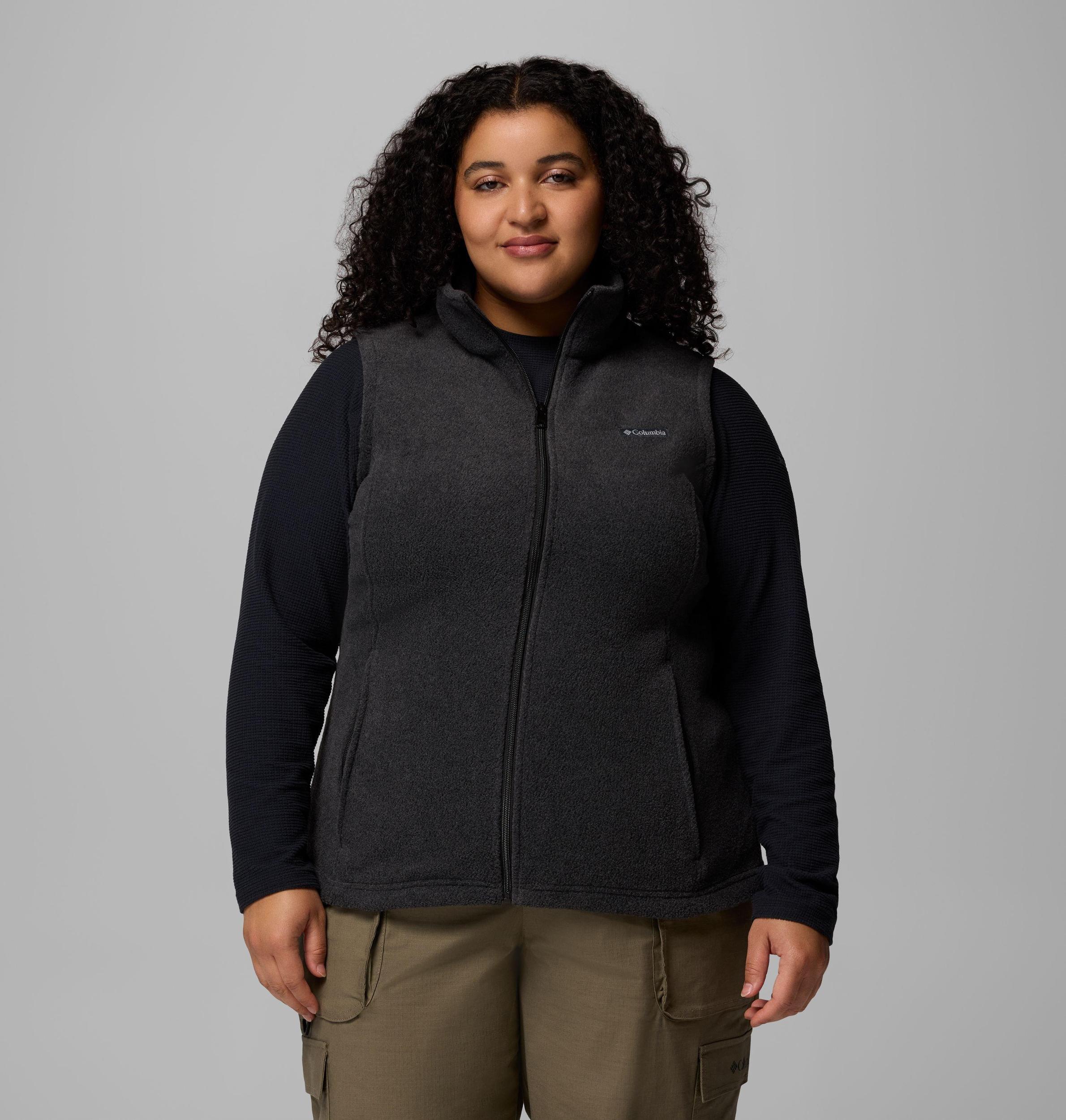 Columbia Women s Benton Springs Fleece Vest - Plus Size- Product Image