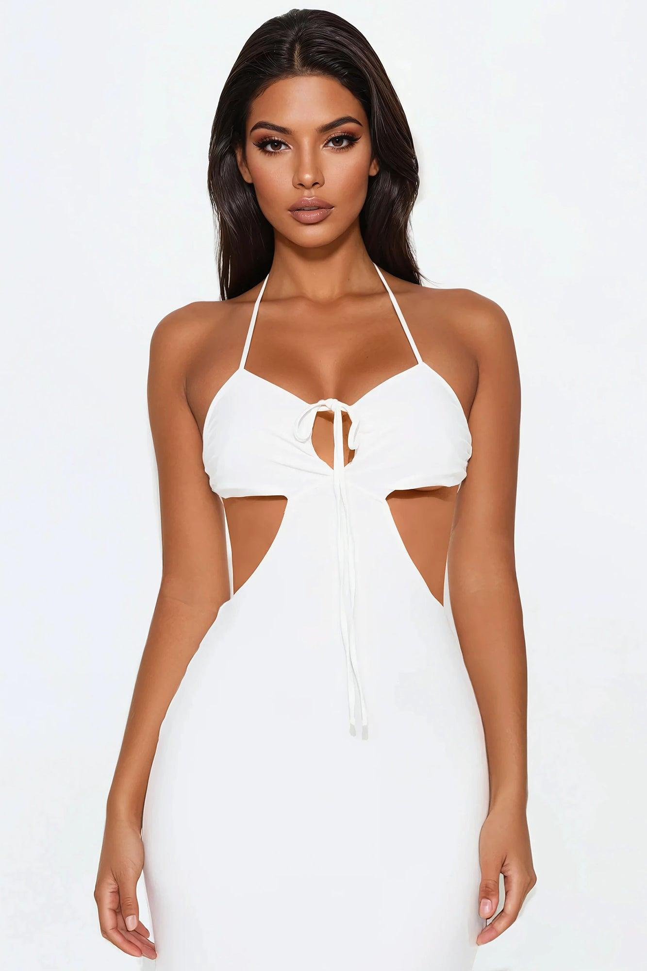 Summer Love Affair Maxi Dress - White Product Image